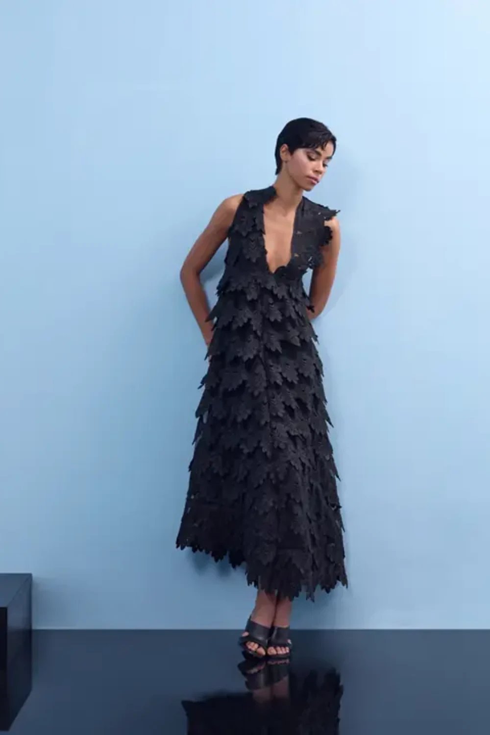 Nilgün Mirza-El Yapımı Özel Kumaştan Elbise-Elbise-1-Milagron.com