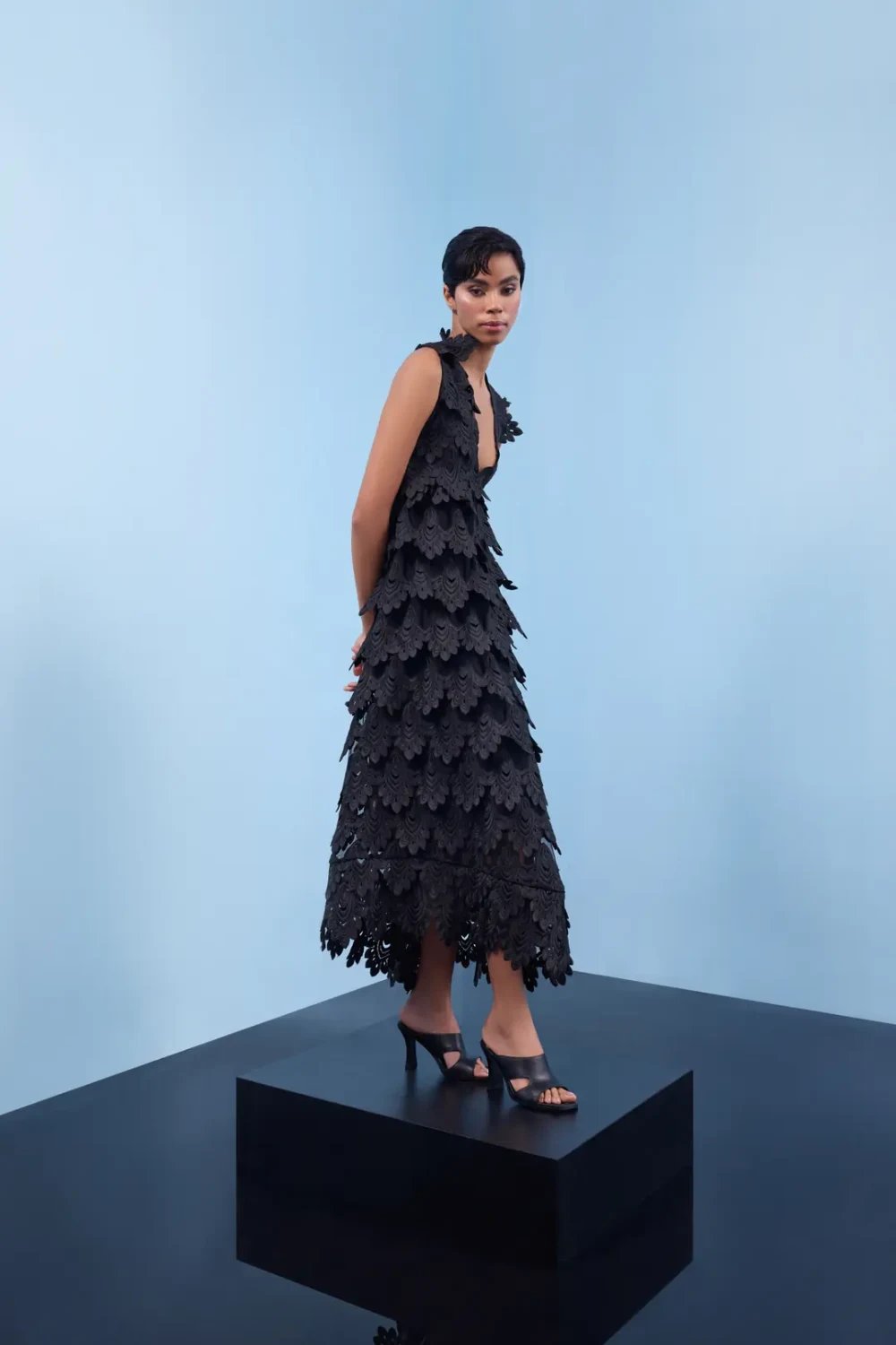 Nilgün Mirza-El Yapımı Özel Kumaştan Elbise-Elbise-2-Milagron.com