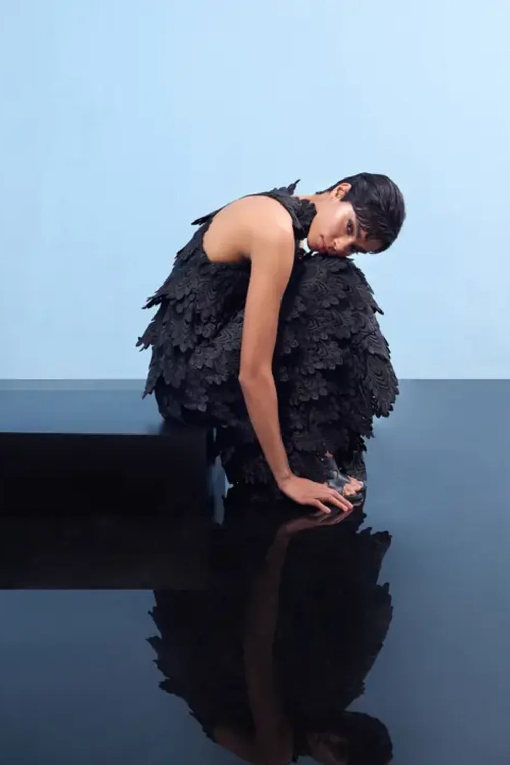 Nilgün Mirza-El Yapımı Özel Kumaştan Elbise-Elbise-3-Milagron.com