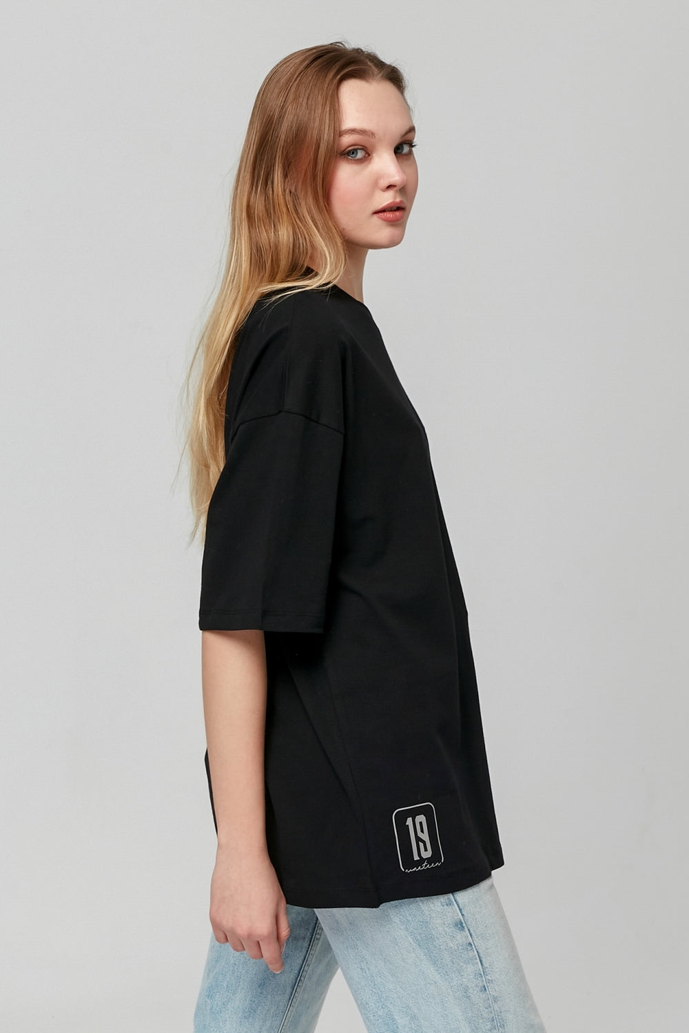Nineteen Brand-Basic Oversize Unisex T-shirt-T-Shirts-2-Milagron.com
