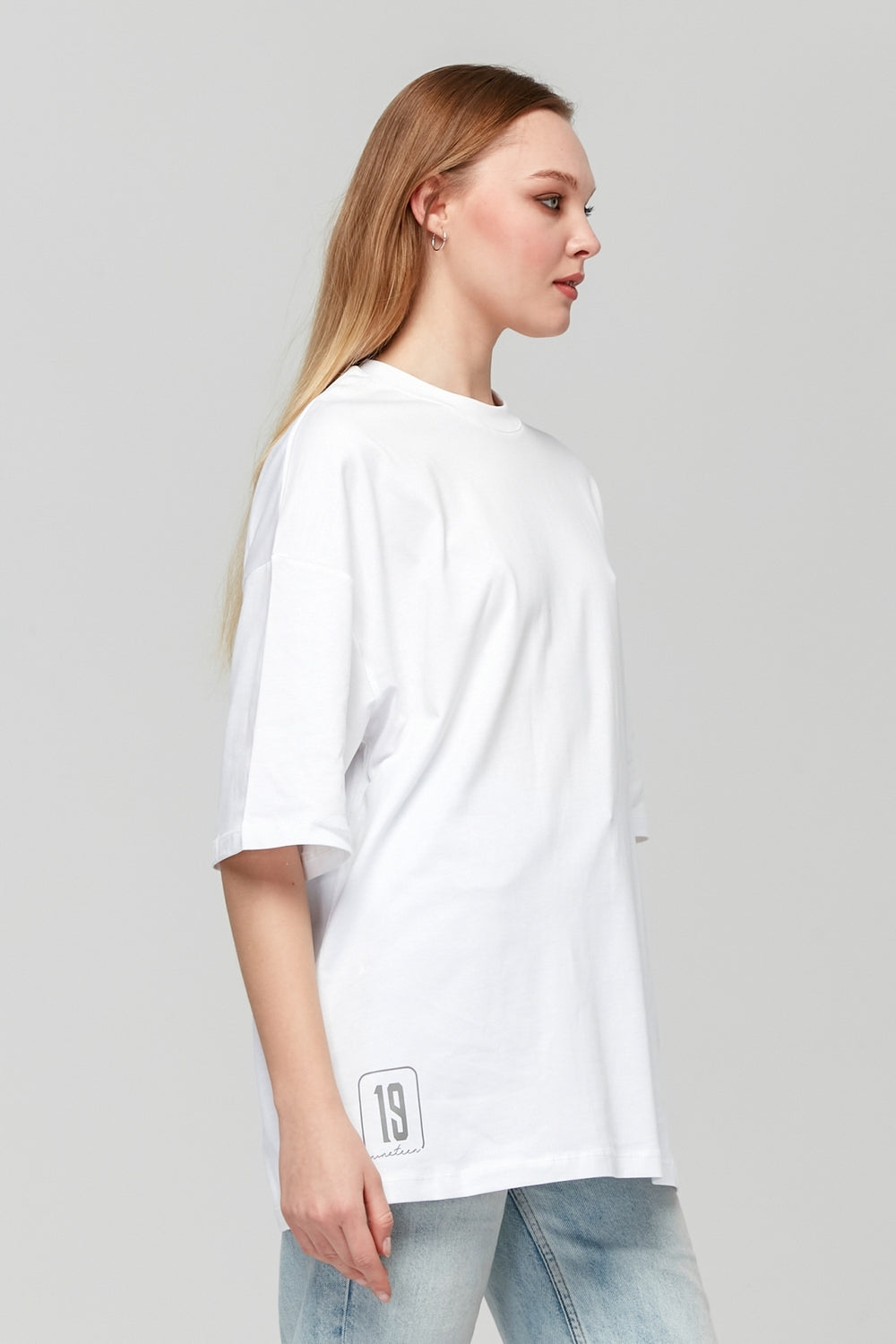 Nineteen Brand-Basic Oversize Unisex T-shirt-T-Shirts-2-Milagron.com