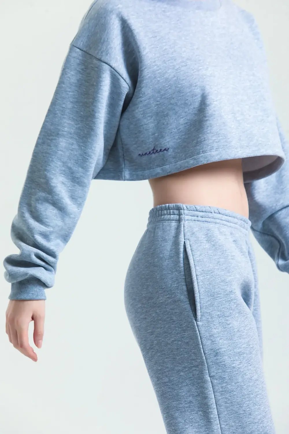 Nineteen Brand-Crop Sweatshirt-Sweatshirts & Hoodies-4-Milagron.com