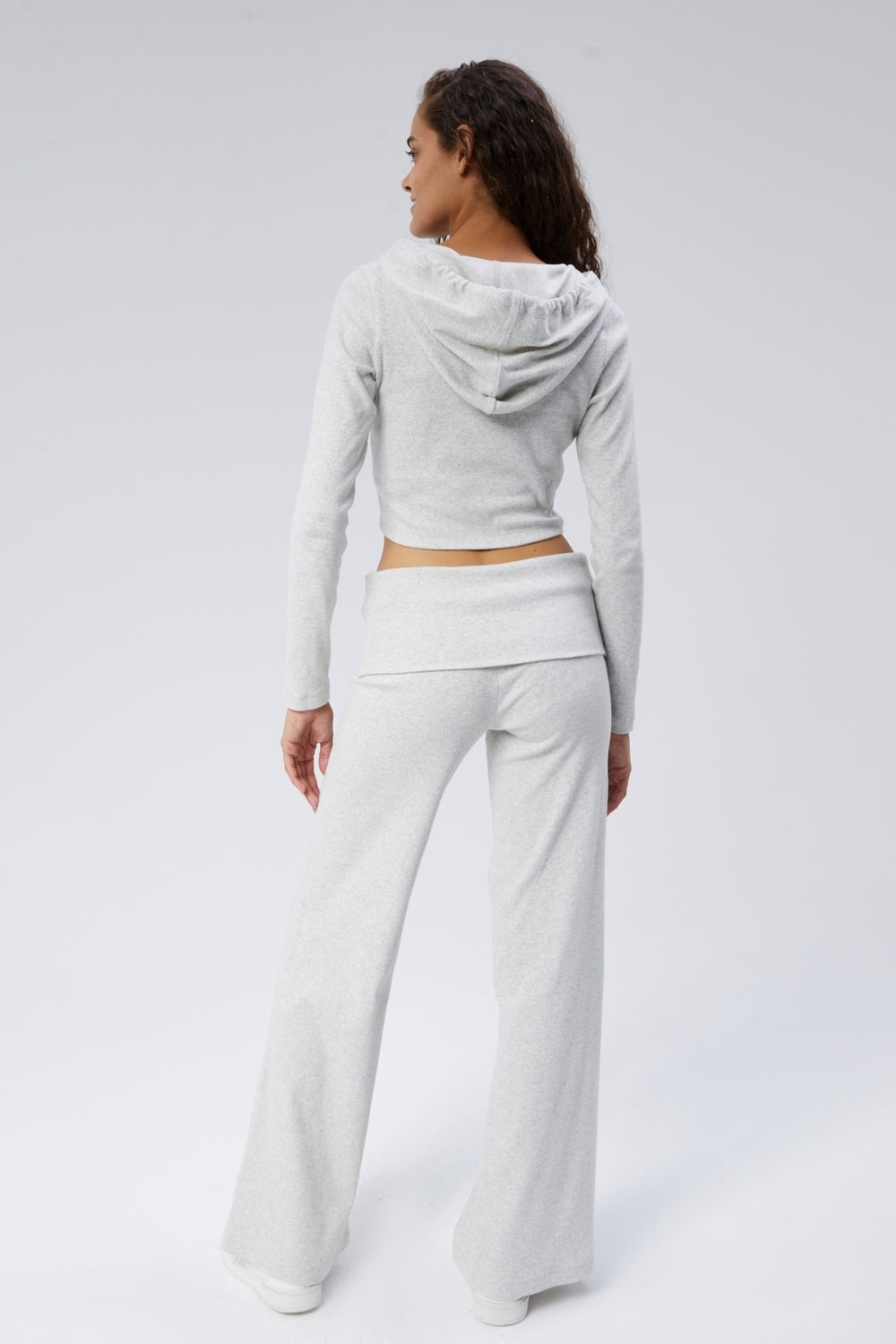 Nineteen Brand-Katlanır Belli Plazzo Pantolon-Eşofman-4-Milagron.com