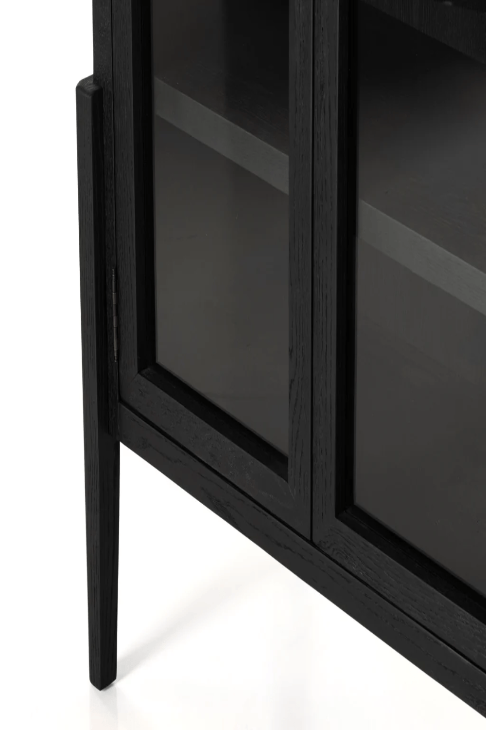 Nobelux home-Grandeur Glass Matte Black Vitrin-Dolap-7-Milagron.com