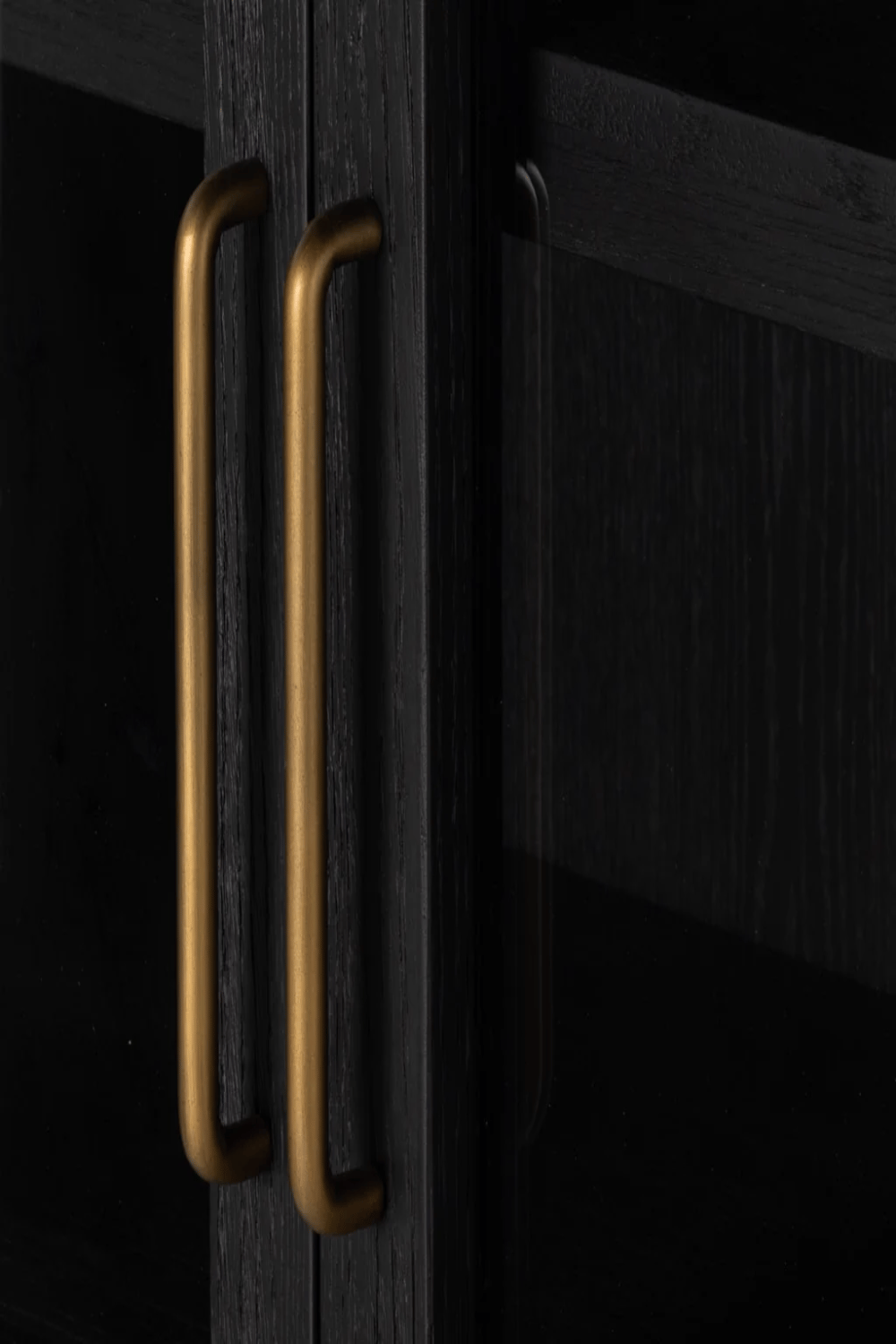 Nobelux home-Grandeur Glass Matte Black Vitrin-Dolap-8-Milagron.com