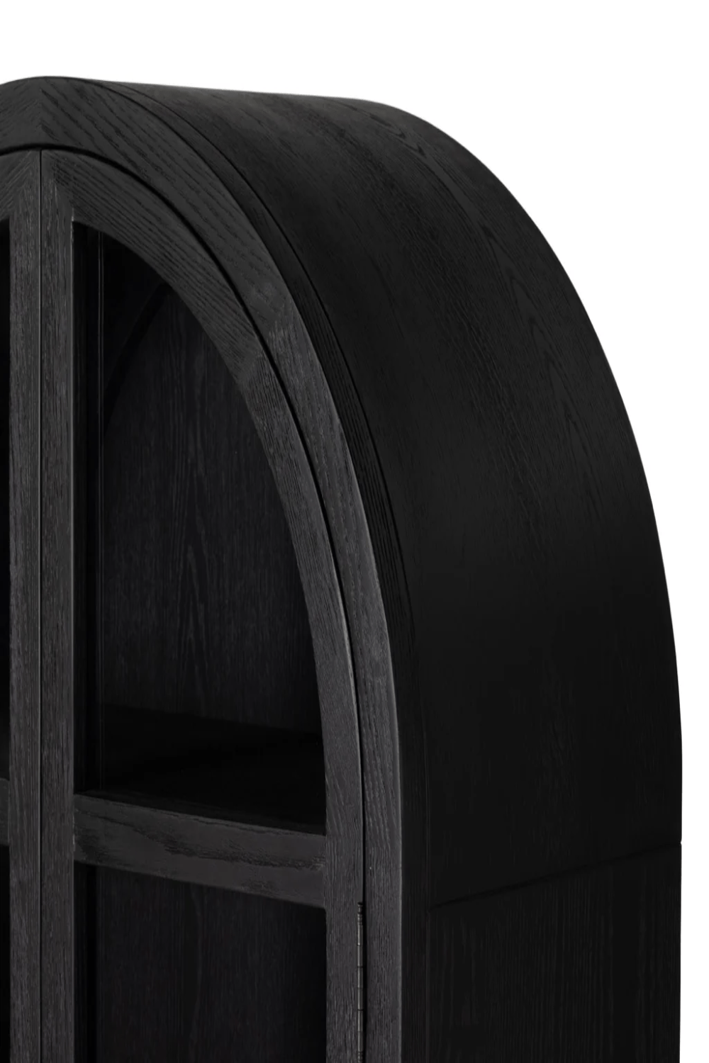Nobelux home-Grandeur Glass Matte Black Vitrin-Dolap-9-Milagron.com