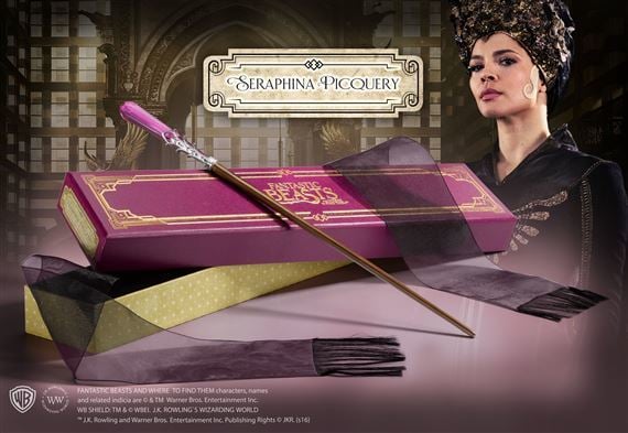 Noble Collection-Fantastic Beasts Seraphina Picquery’s Wand in Collector’s Box (Asa)-Asa-5-Milagron.com