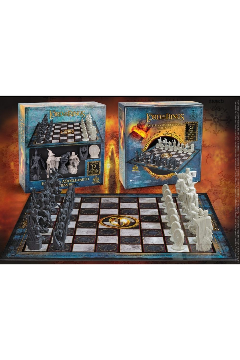 Noble Collection-Lord of the Rings: Battle for Middle-Earth Satranç Takımı-Satranç-2-Milagron.com