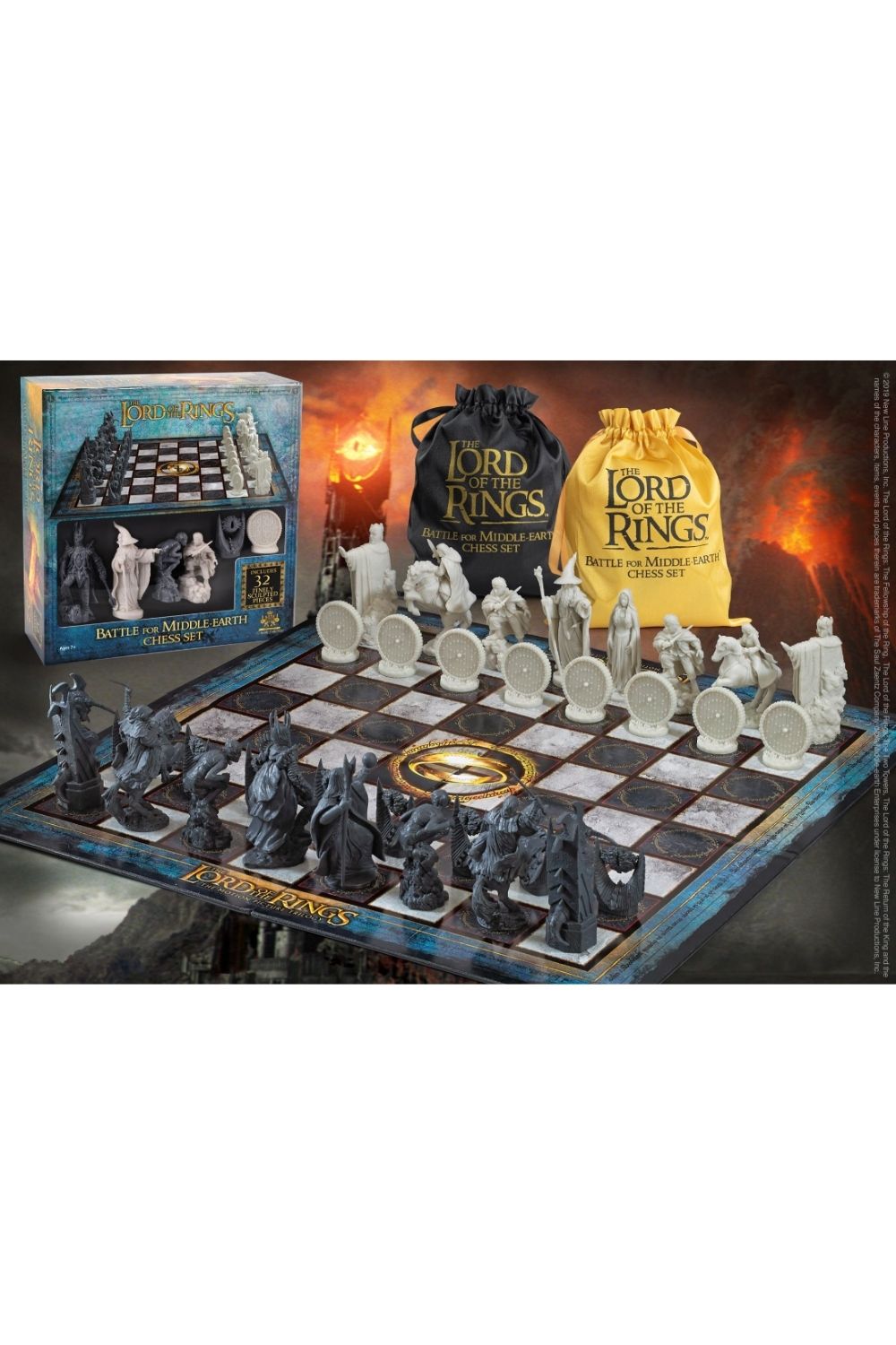 Noble Collection-Lord of the Rings: Battle for Middle-Earth Satranç Takımı-Satranç-3-Milagron.com