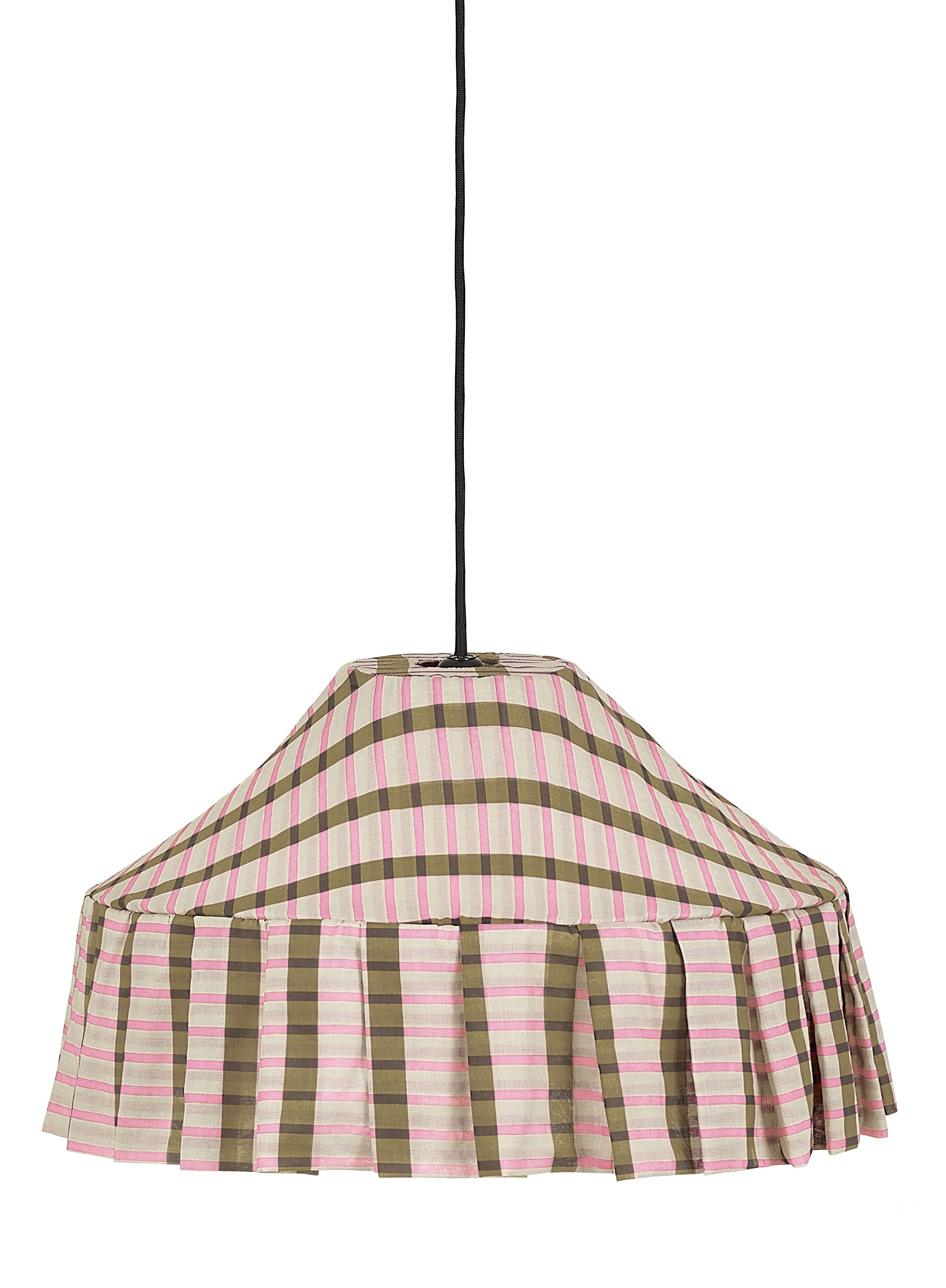 Nobodioz Nicole Aydınlatma Şapkası, 50Cm Çap, Kaki Pink Mosaic