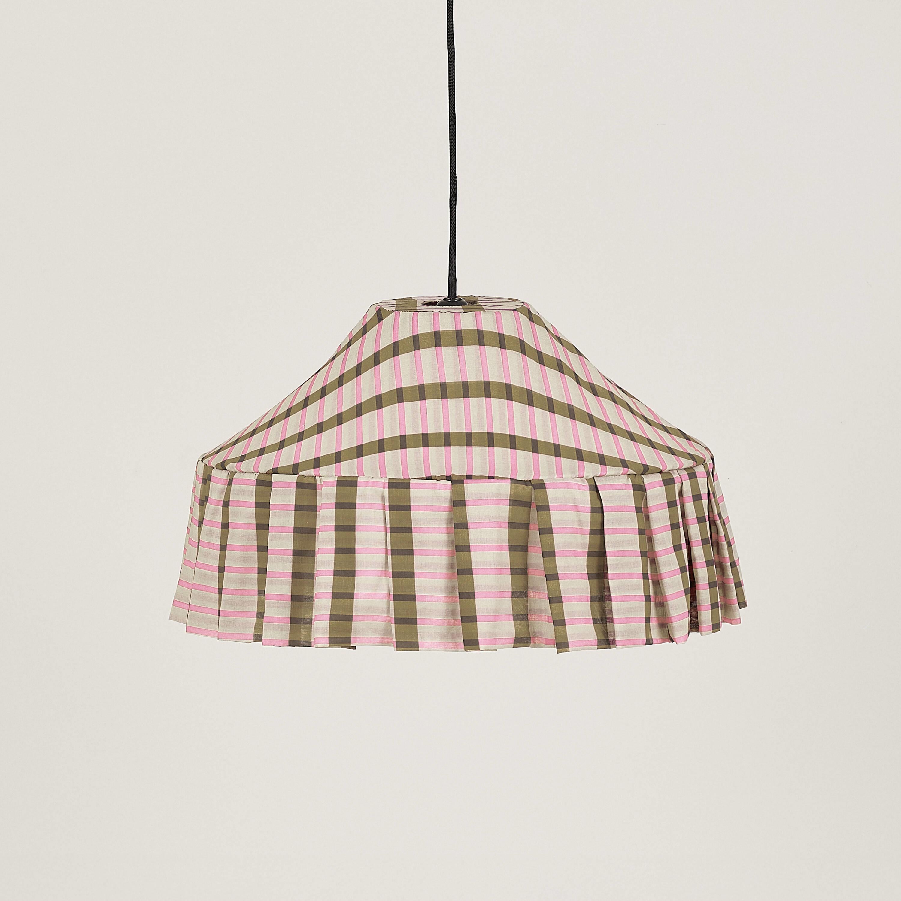 Nobodioz Nicole Aydınlatma Şapkası, 50Cm Çap, Kaki Pink Mosaic