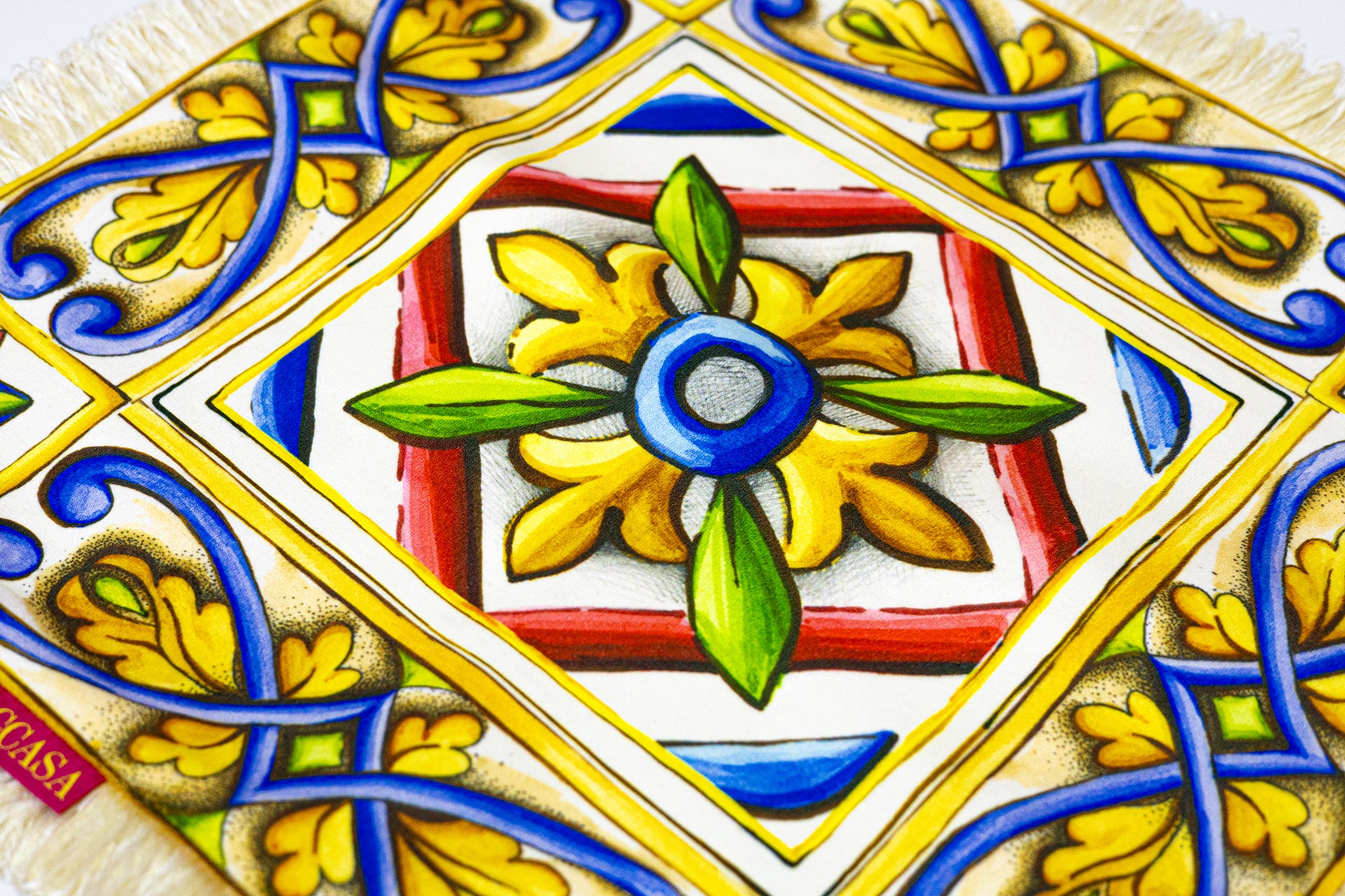 Maiolica Püsküllü Kırlent