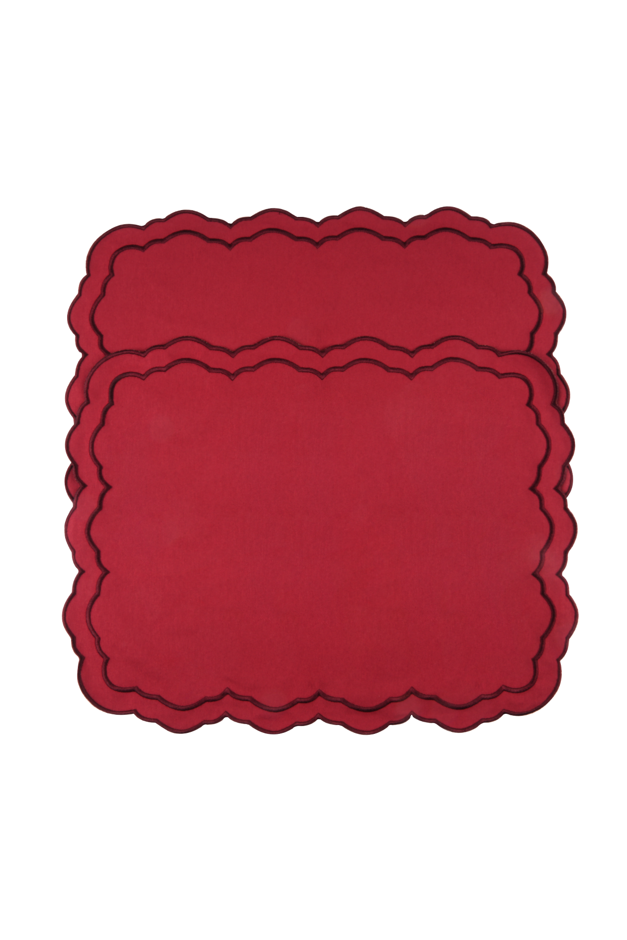 Mystical Garden Bordo Amerikan Servisi (2'Li Set)