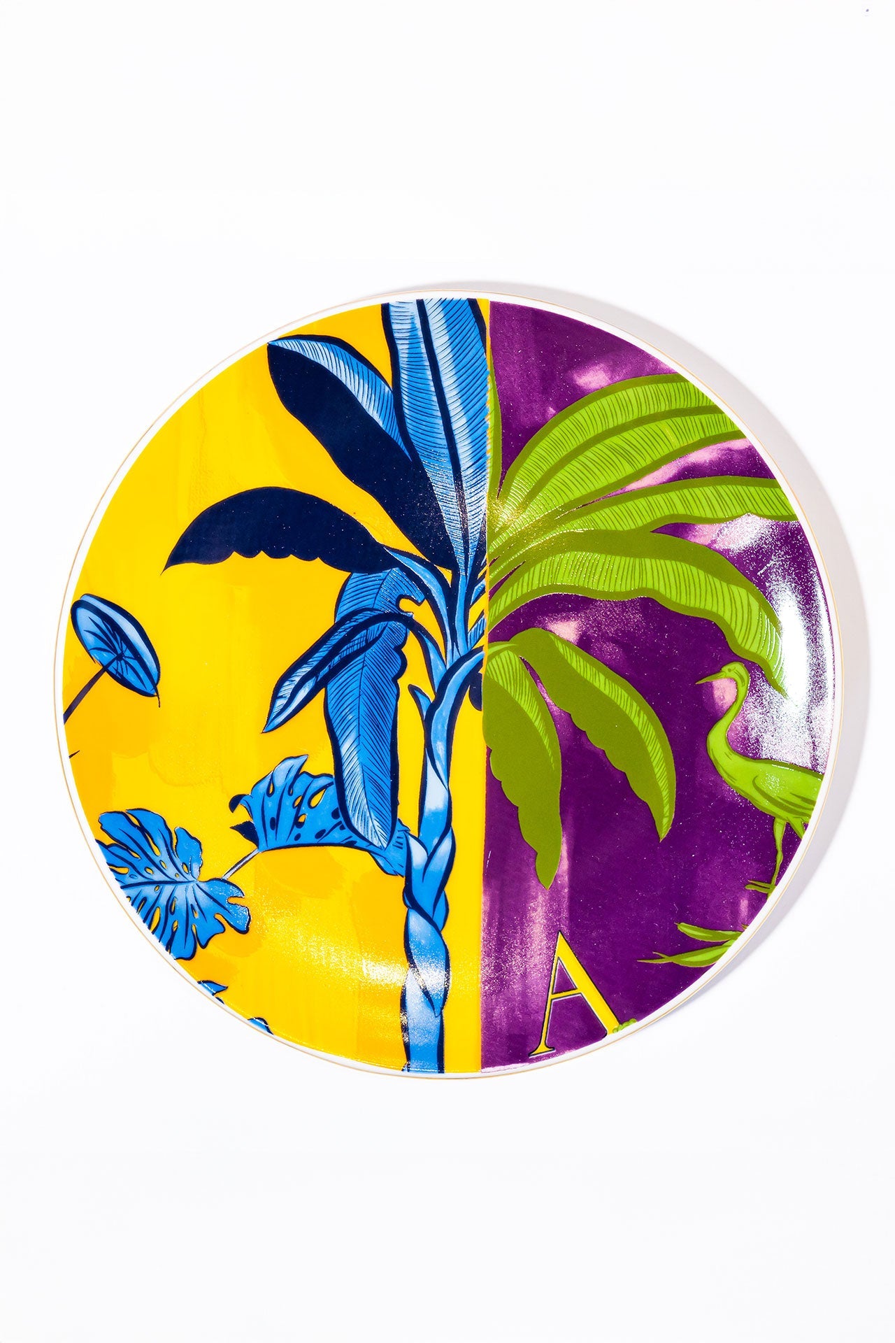Signature Yellow &Amp; Purple Servis Tabak (2'Li Set) - 0