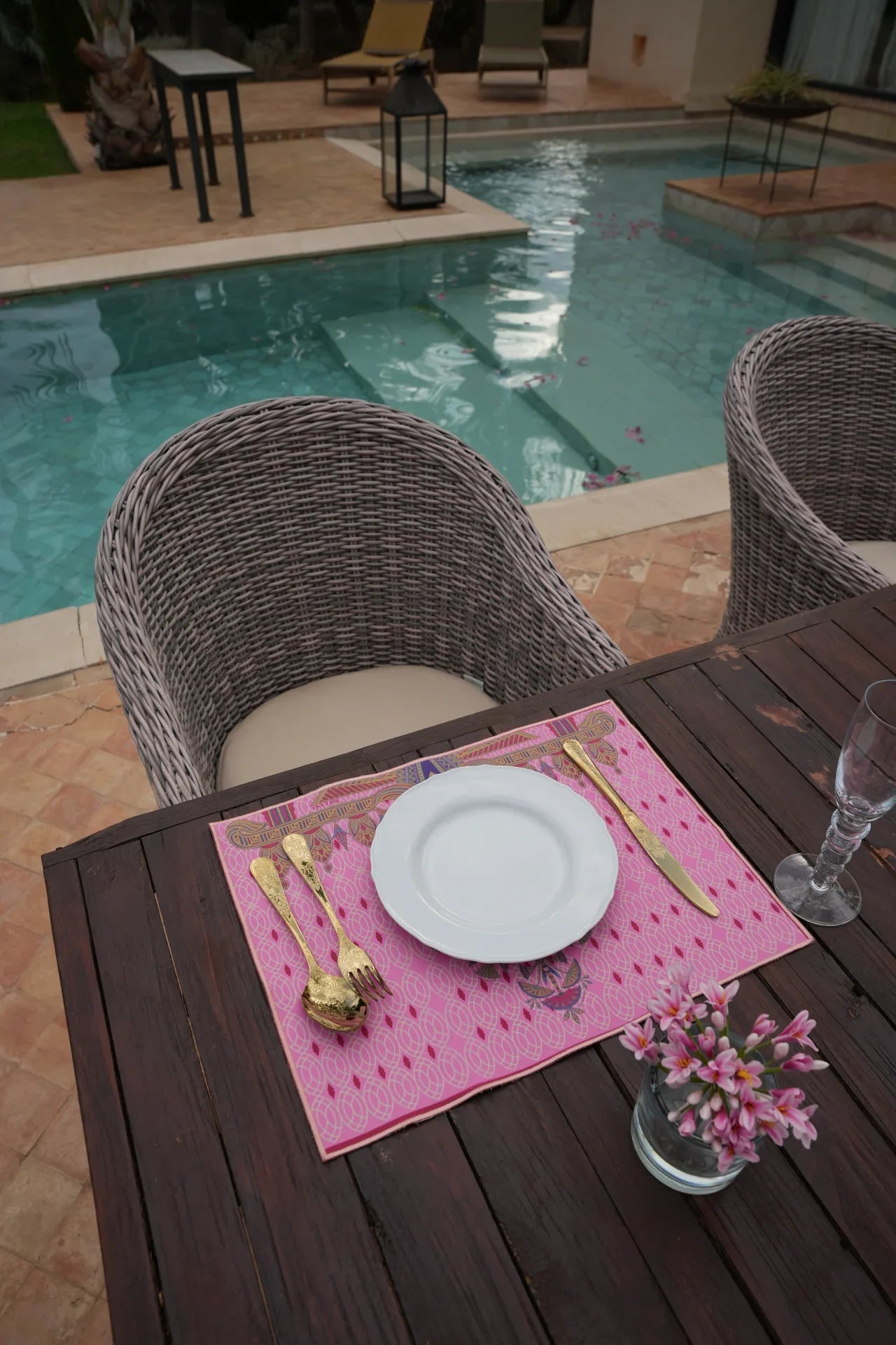 Solea Amerikan Servisi Pembe (2'Li Set)