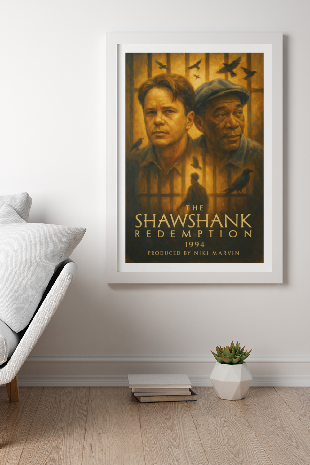 Nord Design-Hollywood Serisi Çerçeveli Tablo - The Shawshank Redemption-Tablo-1-Milagron.com