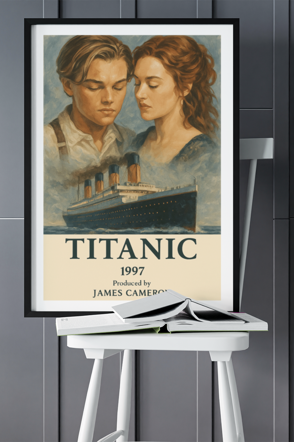 Nord Design-Hollywood Serisi Çerçeveli Tablo - Titanic-Tablo-2-Milagron.com