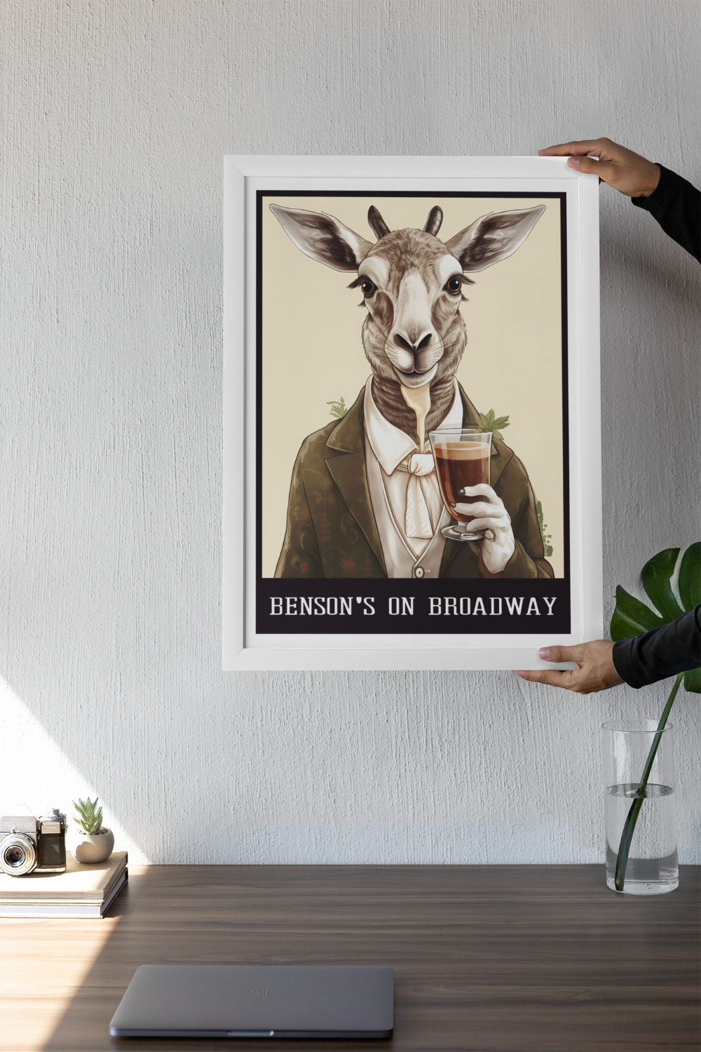 Nord Design-Kokteyl Serisi Çerçeveli Tablo - Benson-Tablo-3-Milagron.com