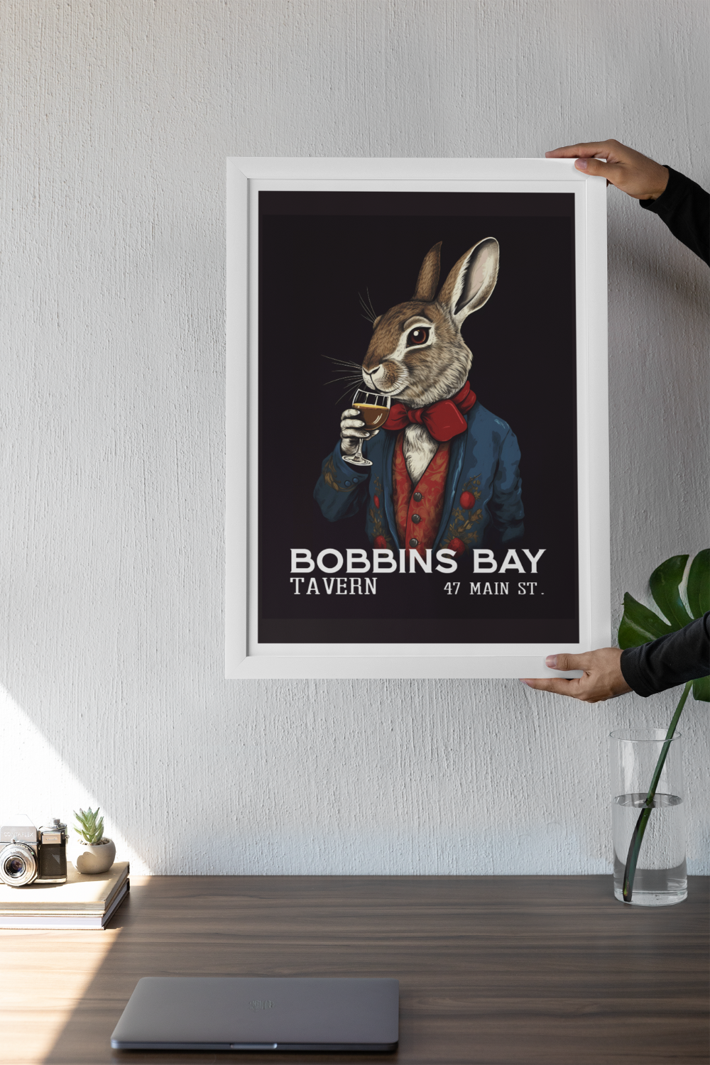 Nord Design-Kokteyl Serisi Çerçeveli Tablo - Bobbins-Tablo-3-Milagron.com