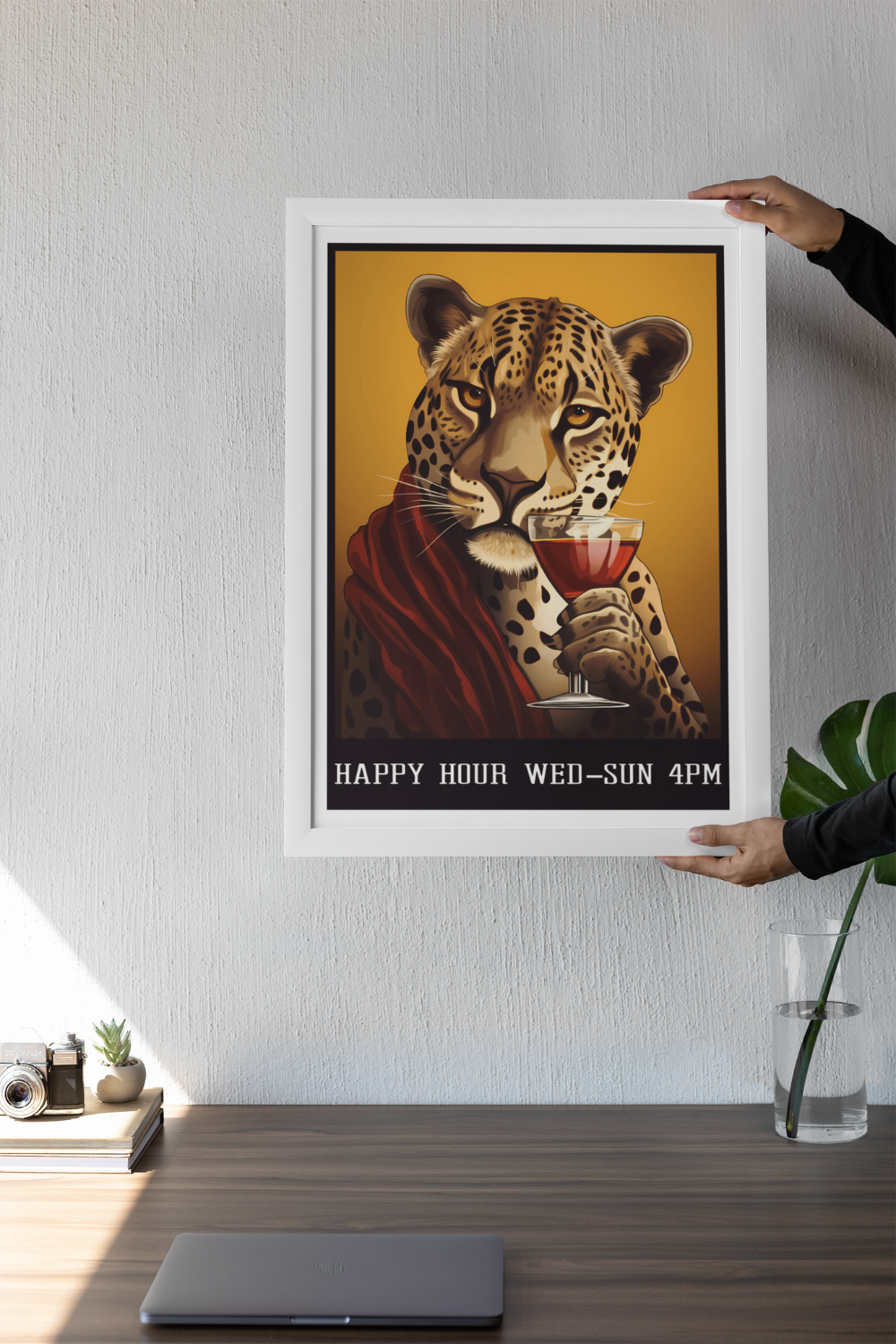 Nord Design-Kokteyl Serisi Çerçeveli Tablo - Happy Hour-Tablo-3-Milagron.com