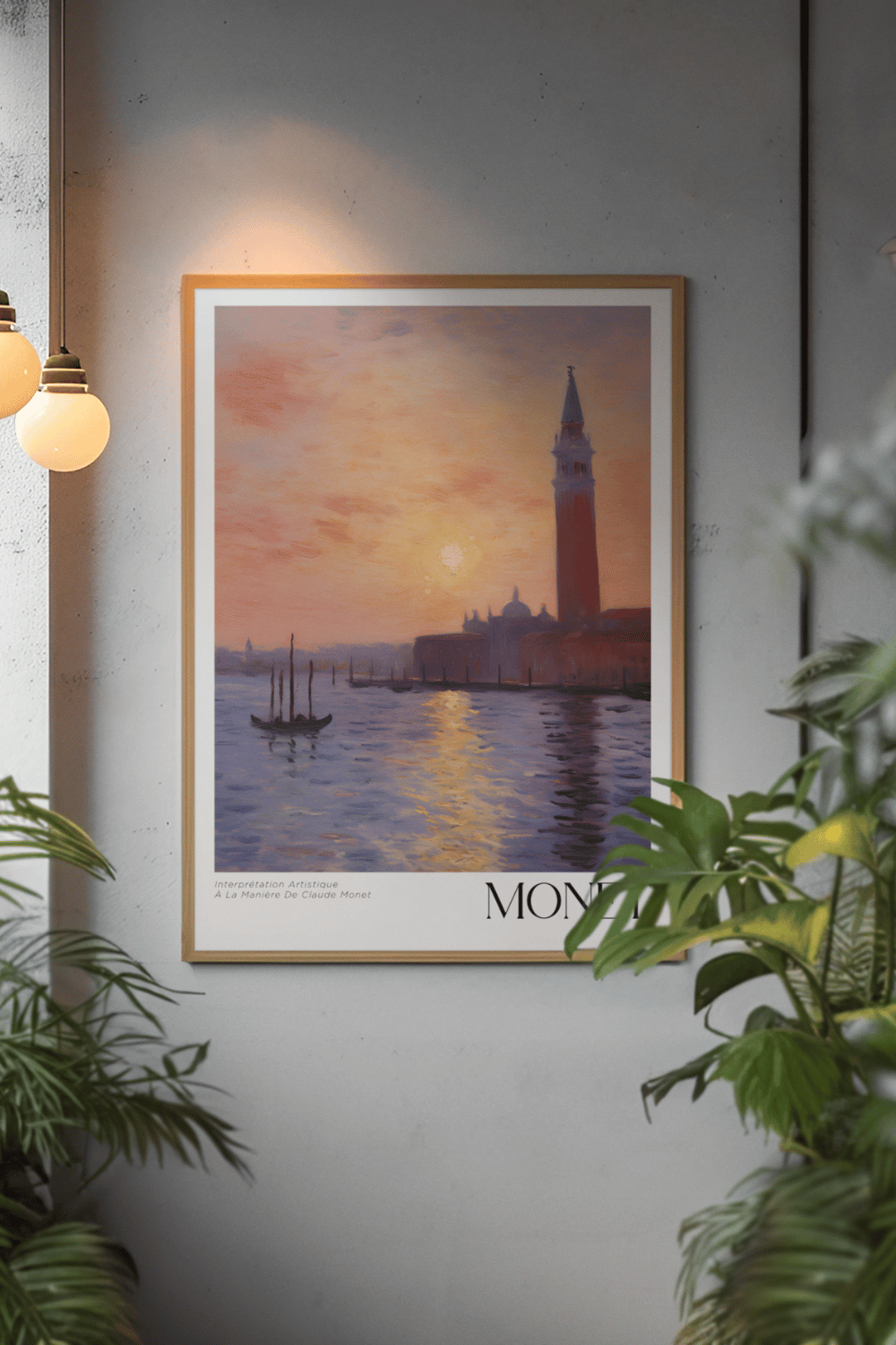 Nord Design-Ressam Serisi Çerçeveli Tablo - Claude Monet - 01-Tablo-2-Milagron.com