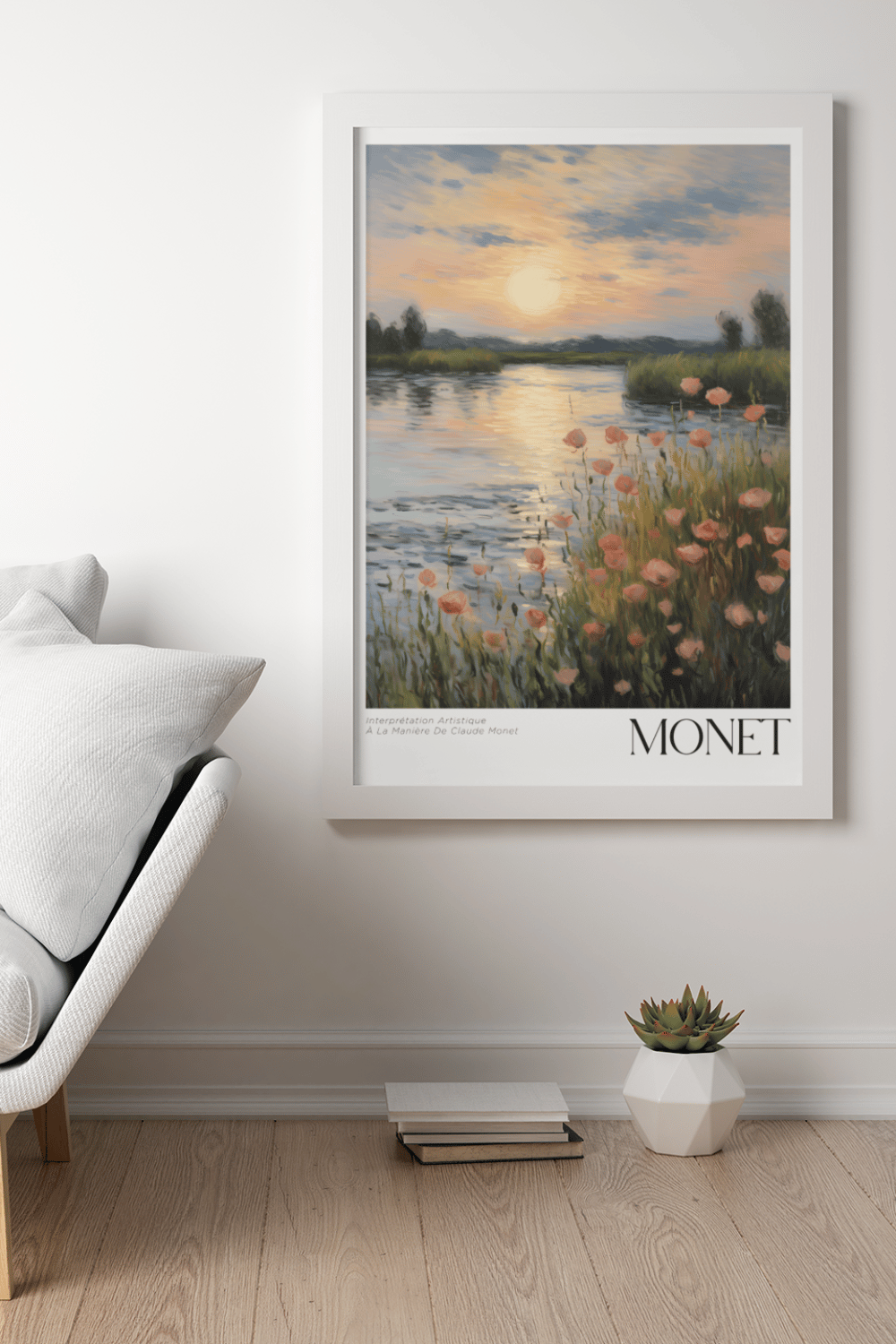 Nord Design-Ressam Serisi Çerçeveli Tablo - Claude Monet - 03-Tablo-1-Milagron.com