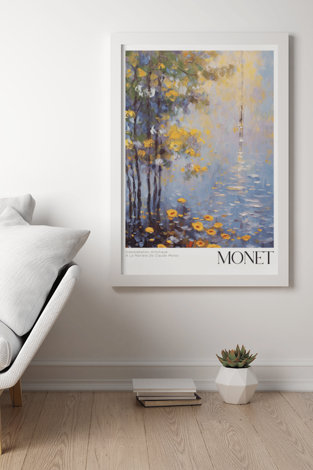 Nord Design-Ressam Serisi Çerçeveli Tablo - Claude Monet - 04-Tablo-2-Milagron.com