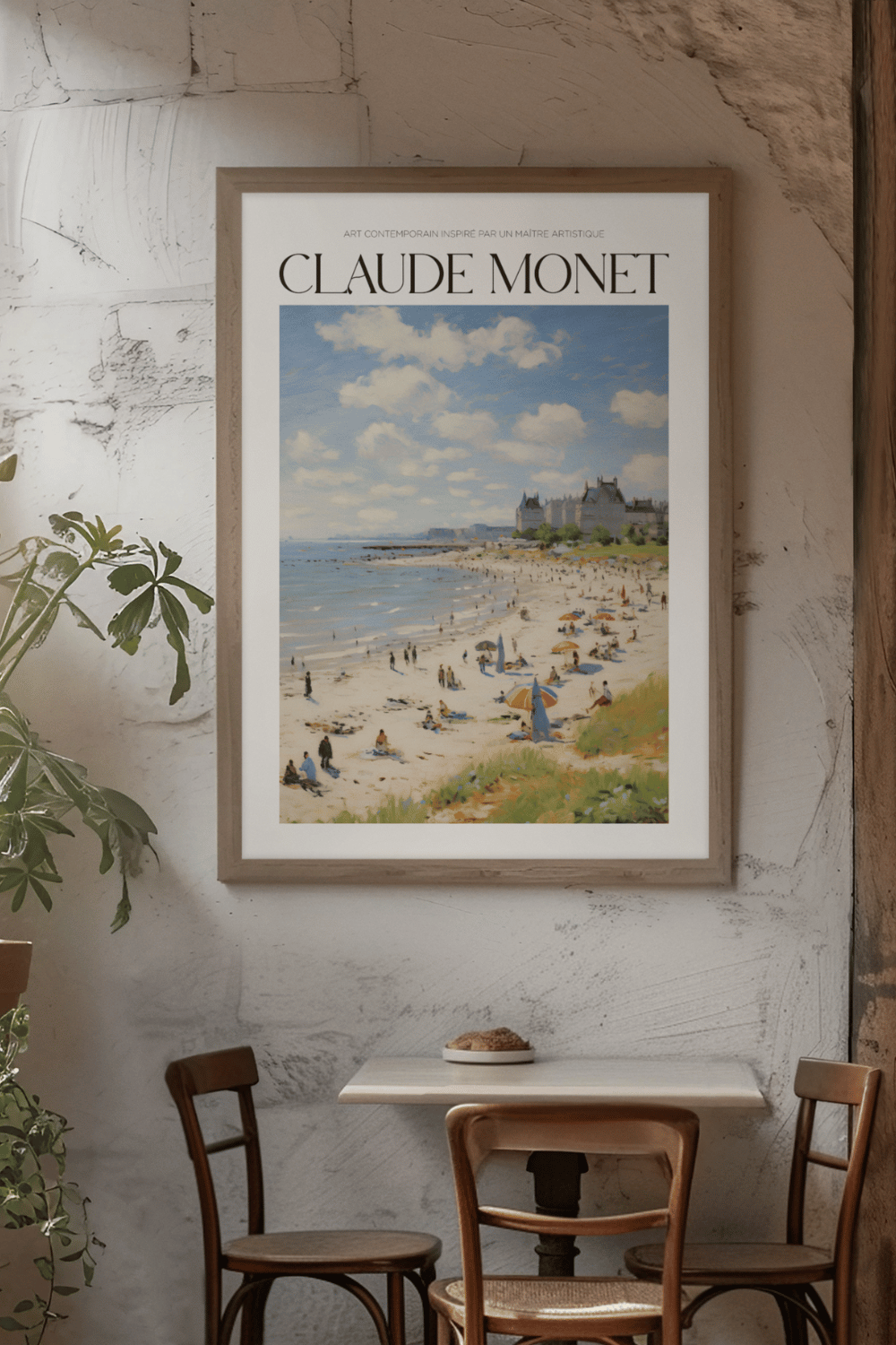 Nord Design-Ressam Serisi Çerçeveli Tablo - Claude Monet - 06-Tablo-2-Milagron.com