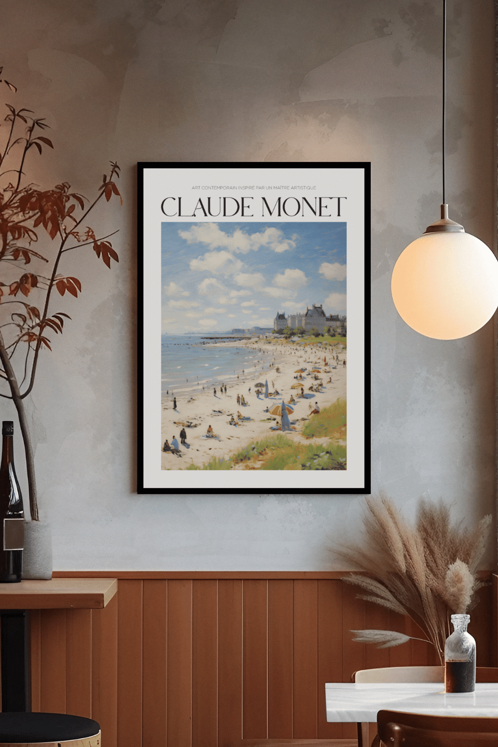 Nord Design-Ressam Serisi Çerçeveli Tablo - Claude Monet - 06-Tablo-3-Milagron.com