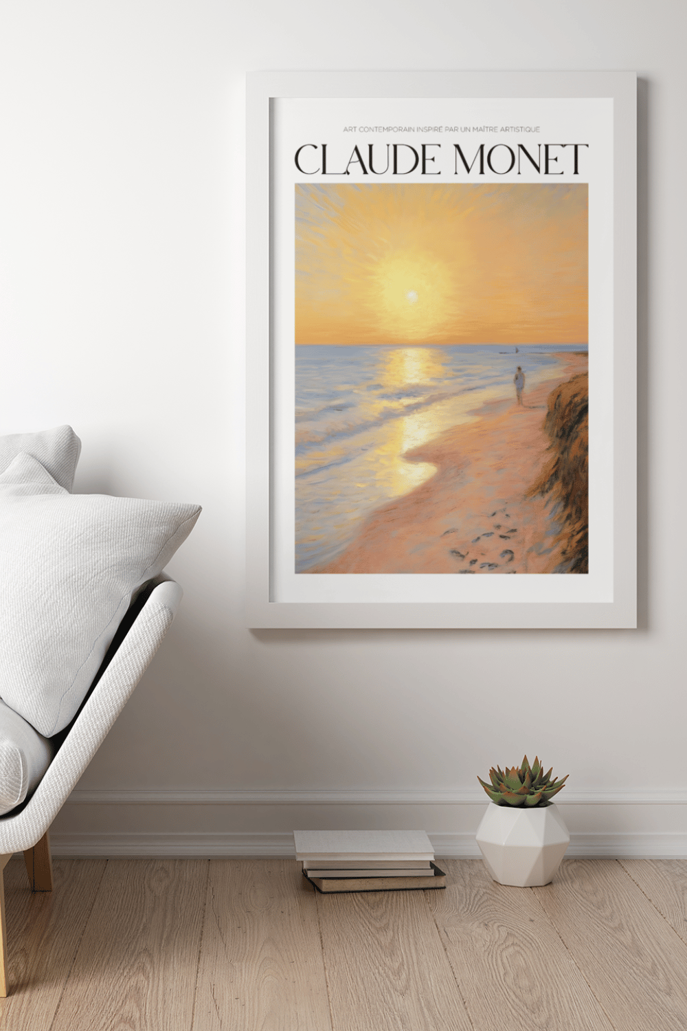 Nord Design-Ressam Serisi Çerçeveli Tablo - Claude Monet - 07-Tablo-1-Milagron.com