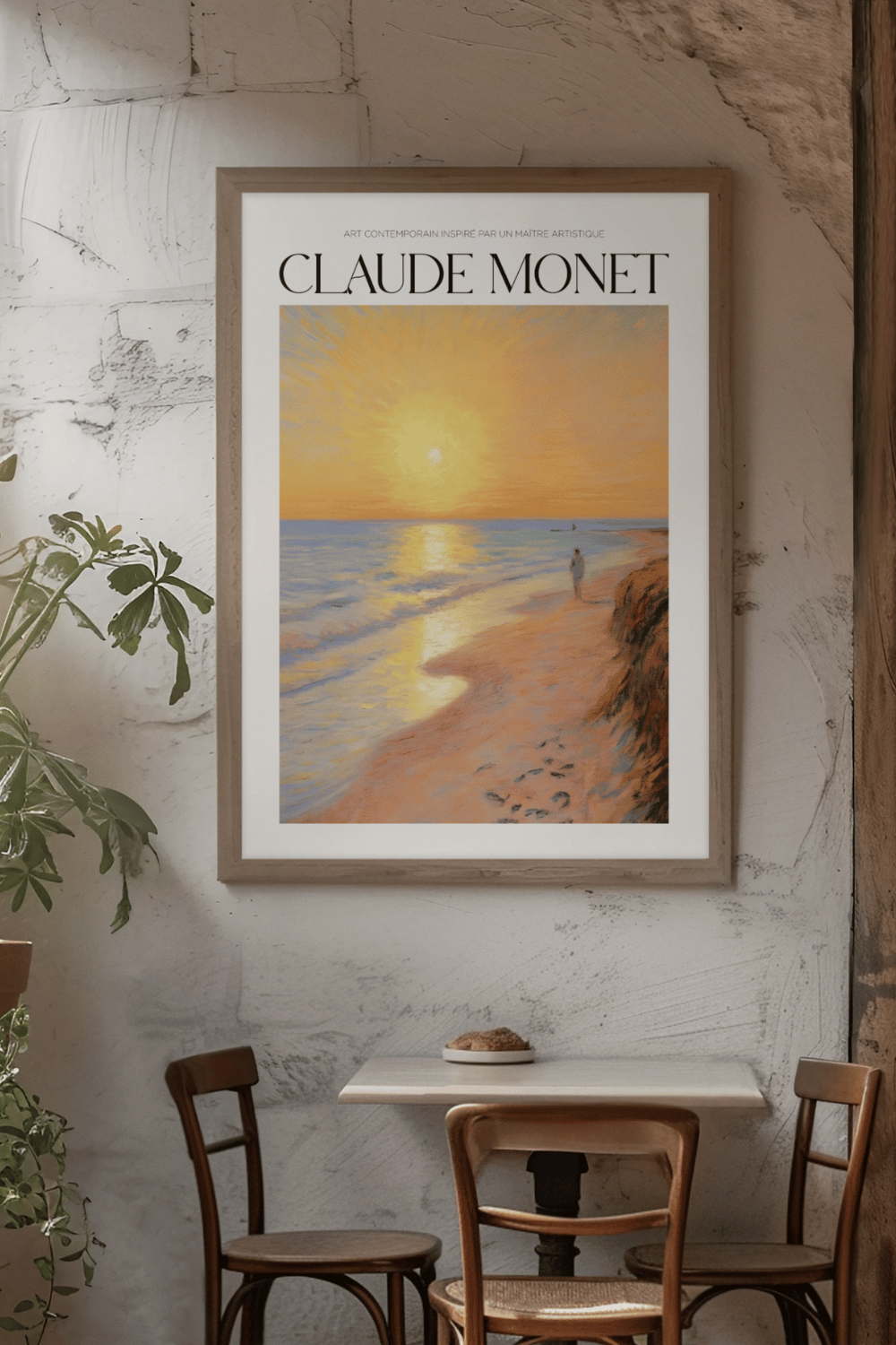 Nord Design-Ressam Serisi Çerçeveli Tablo - Claude Monet - 07-Tablo-2-Milagron.com