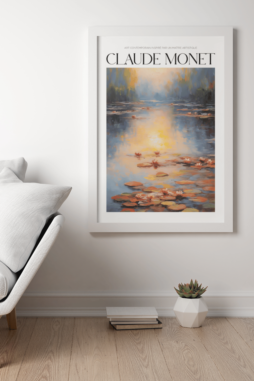 Nord Design-Ressam Serisi Çerçeveli Tablo - Claude Monet - 09-Tablo-1-Milagron.com