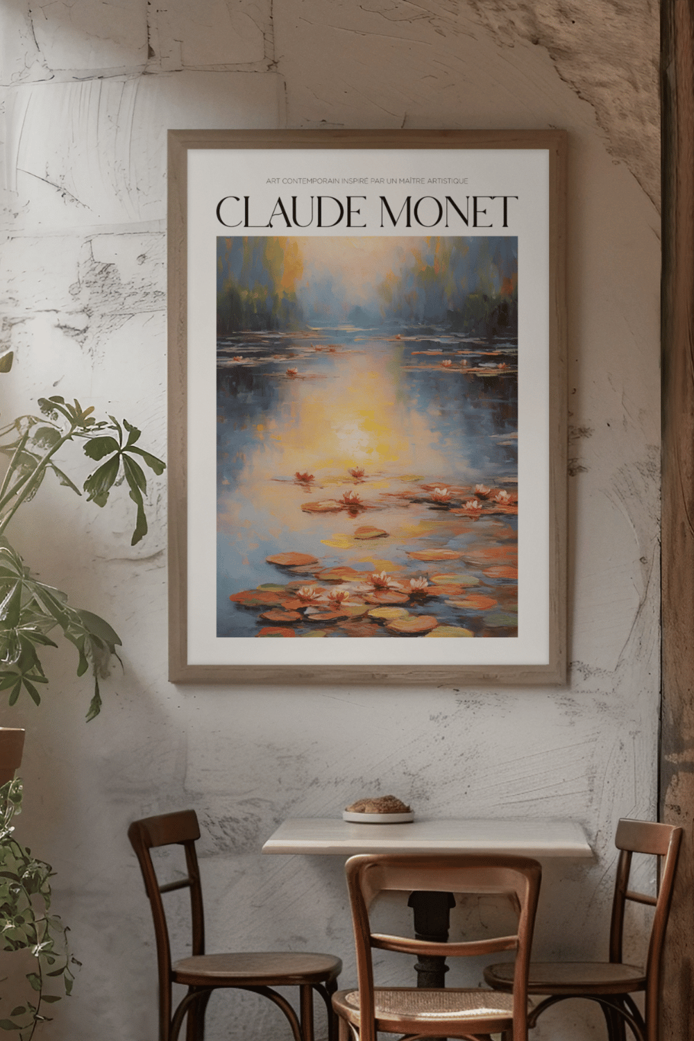 Nord Design-Ressam Serisi Çerçeveli Tablo - Claude Monet - 09-Tablo-2-Milagron.com