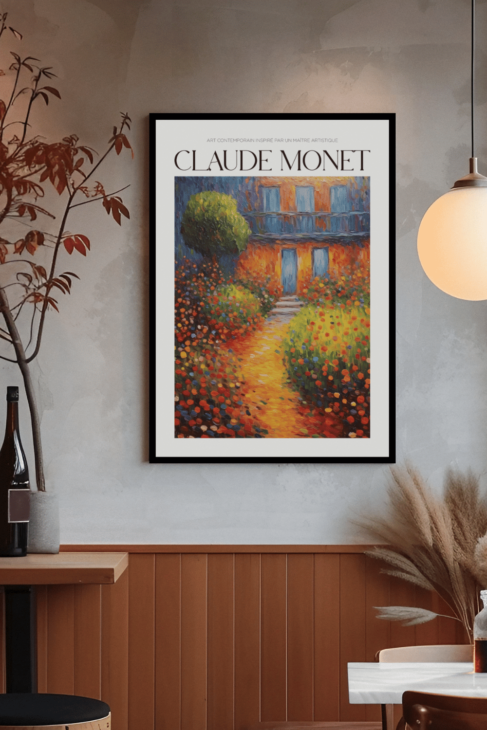 Nord Design-Ressam Serisi Çerçeveli Tablo - Claude Monet - 10-Tablo-2-Milagron.com