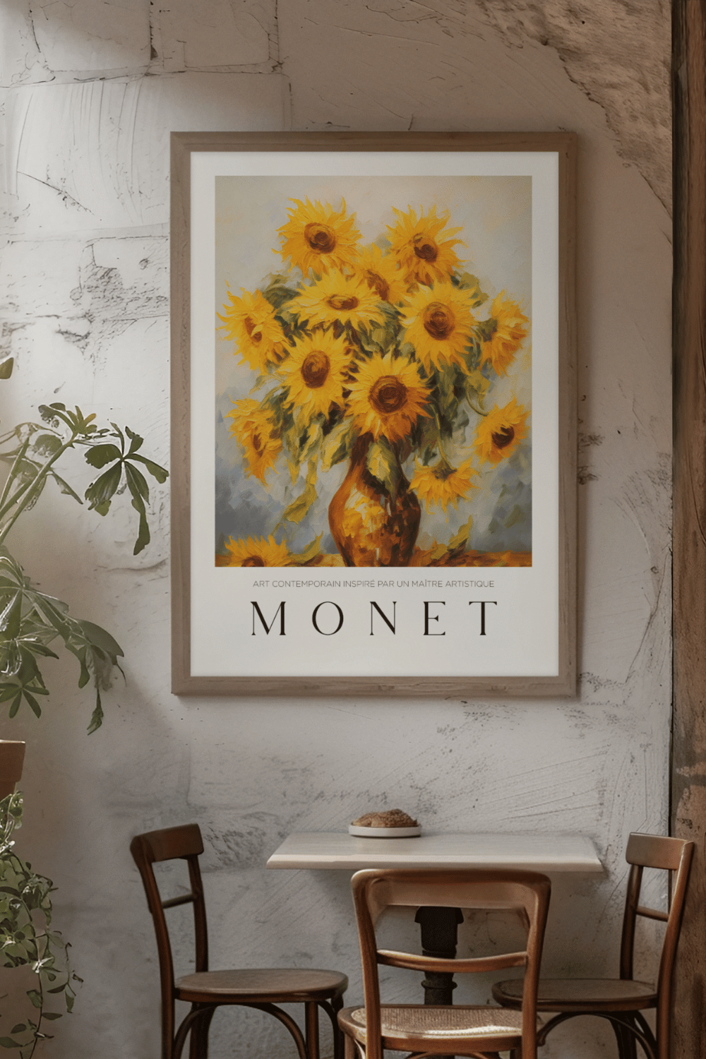 Nord Design-Ressam Serisi Çerçeveli Tablo - Claude Monet - 11-Tablo-2-Milagron.com