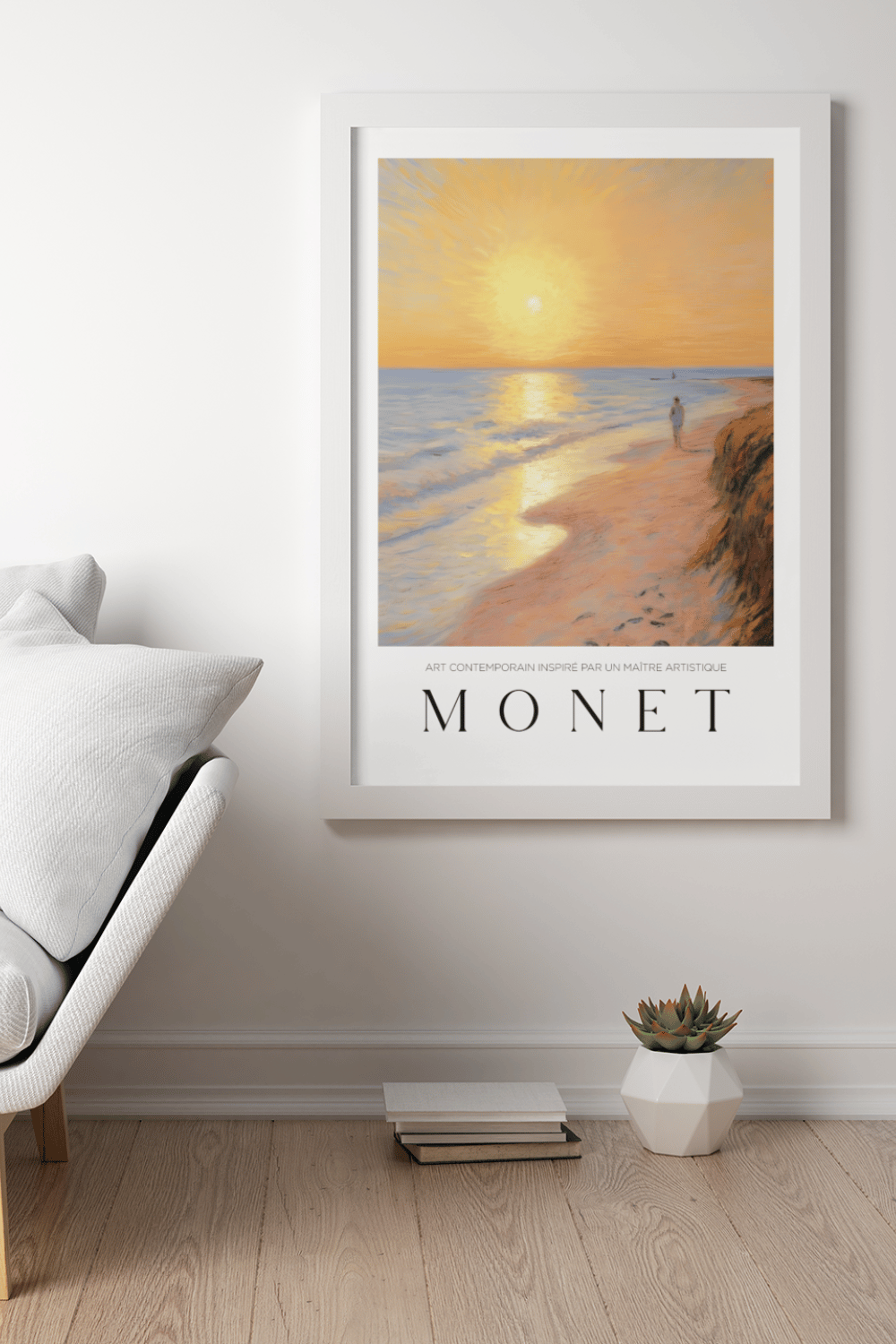 Nord Design-Ressam Serisi Çerçeveli Tablo - Claude Monet - 14-Tablo-1-Milagron.com