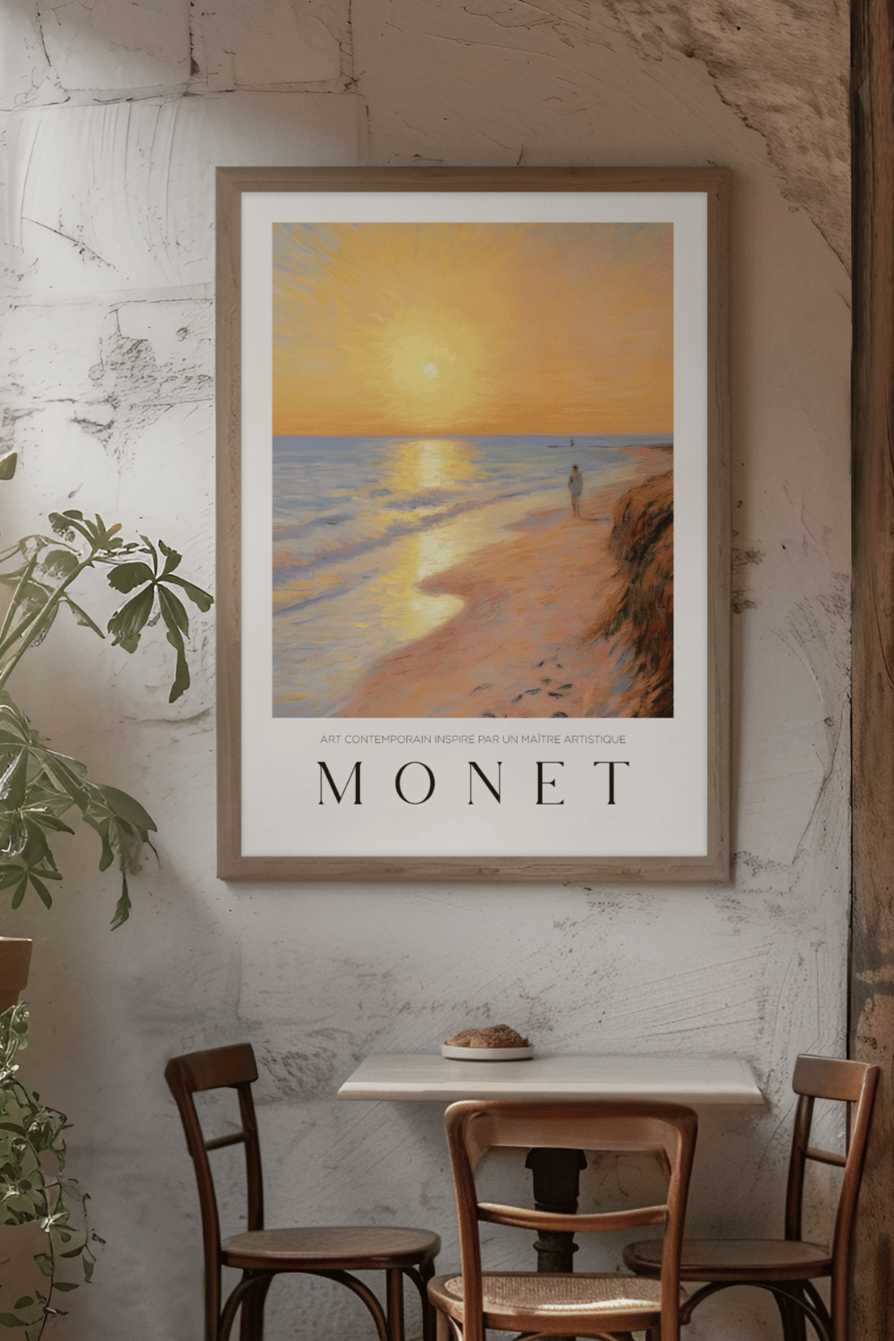 Nord Design-Ressam Serisi Çerçeveli Tablo - Claude Monet - 14-Tablo-2-Milagron.com
