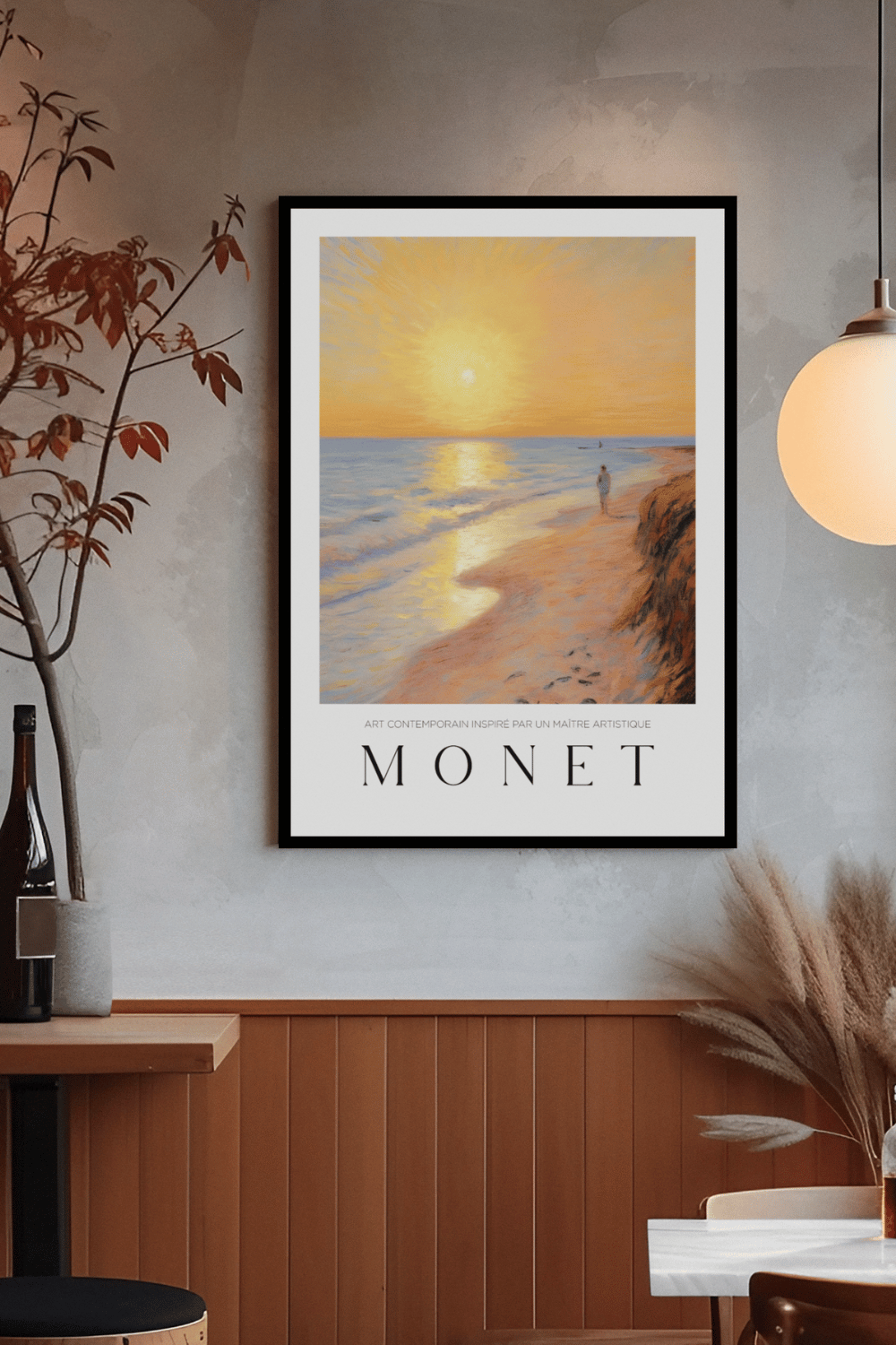 Nord Design-Ressam Serisi Çerçeveli Tablo - Claude Monet - 14-Tablo-3-Milagron.com