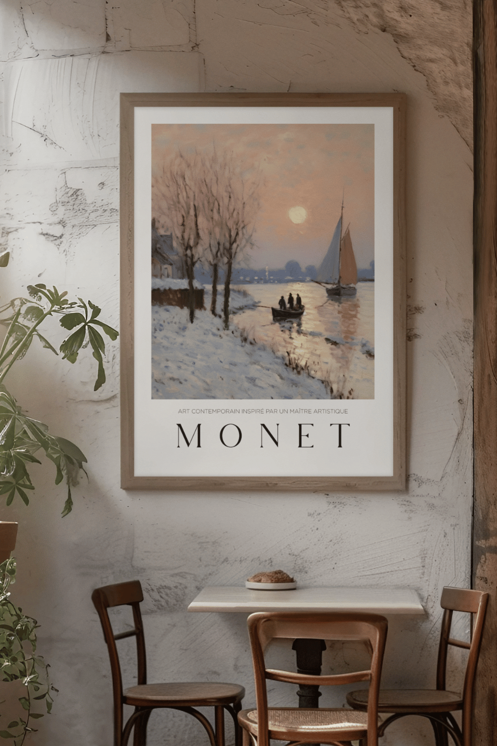 Nord Design-Ressam Serisi Çerçeveli Tablo - Claude Monet - 15-Tablo-1-Milagron.com