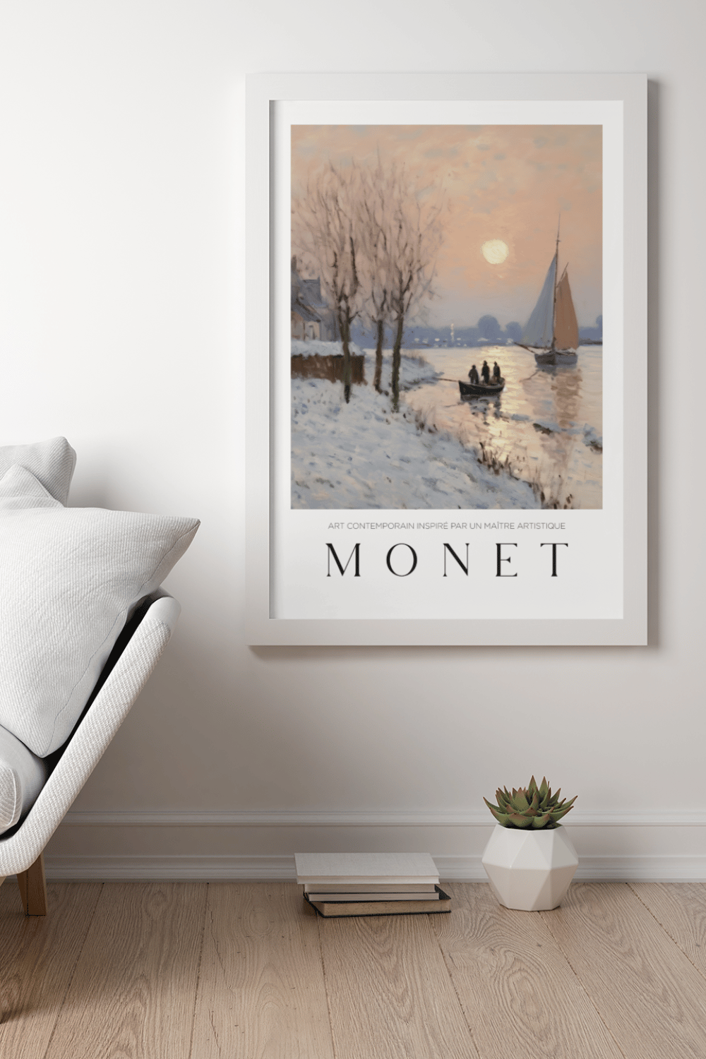 Nord Design-Ressam Serisi Çerçeveli Tablo - Claude Monet - 15-Tablo-3-Milagron.com