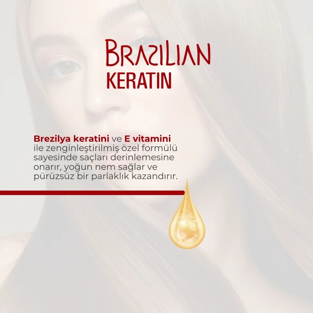 Novex Brezilya Keratin Onarıcı Şampuan 300ml