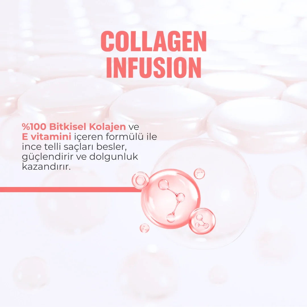 Collagen Infusıon - Ince Telli Saçlar Için Hacim Veren Içeren Saç Maskesi 400g