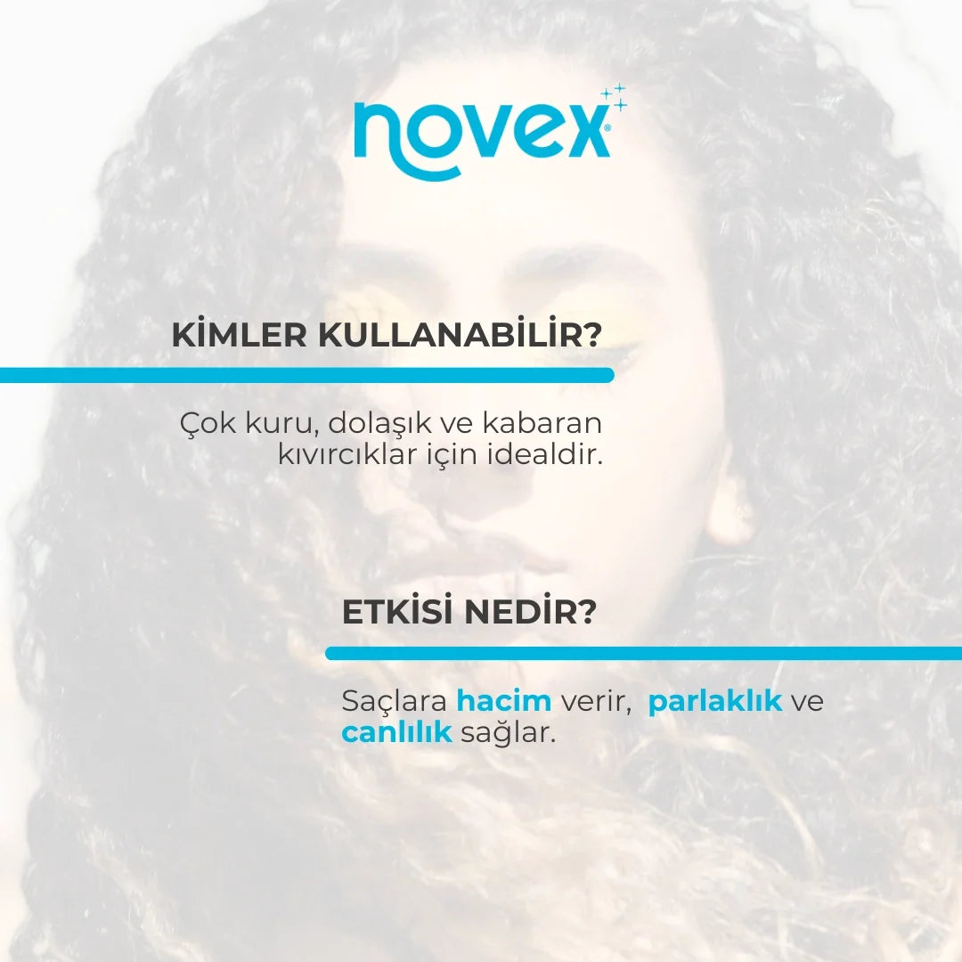 NOVEX MY CURLS MOVIE STAR - Ekstra Parlaklık Veren Saç Kremi 300ml