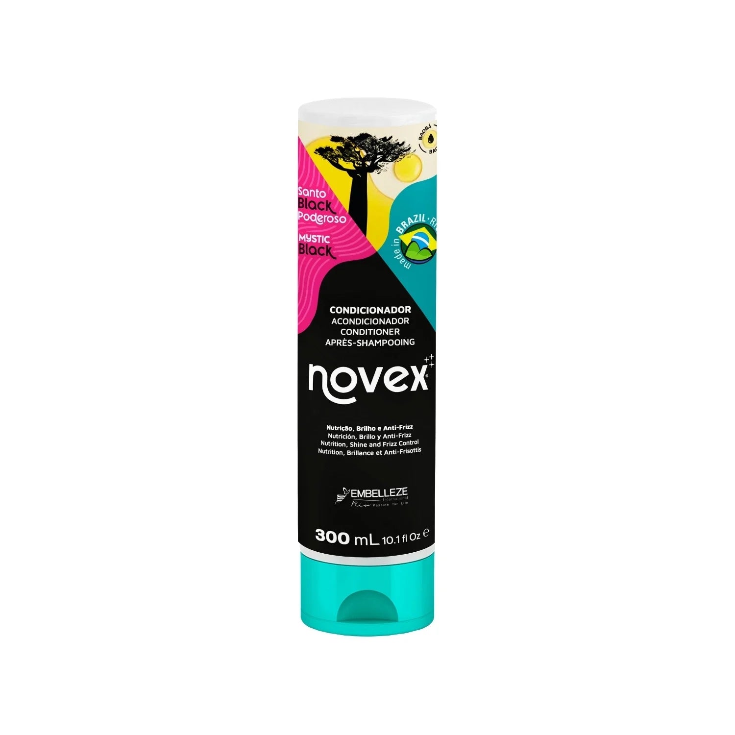 NOVEX MYSTIC BLACK Hasar Görmüş Saçlar için Saç Kremi 300ml
