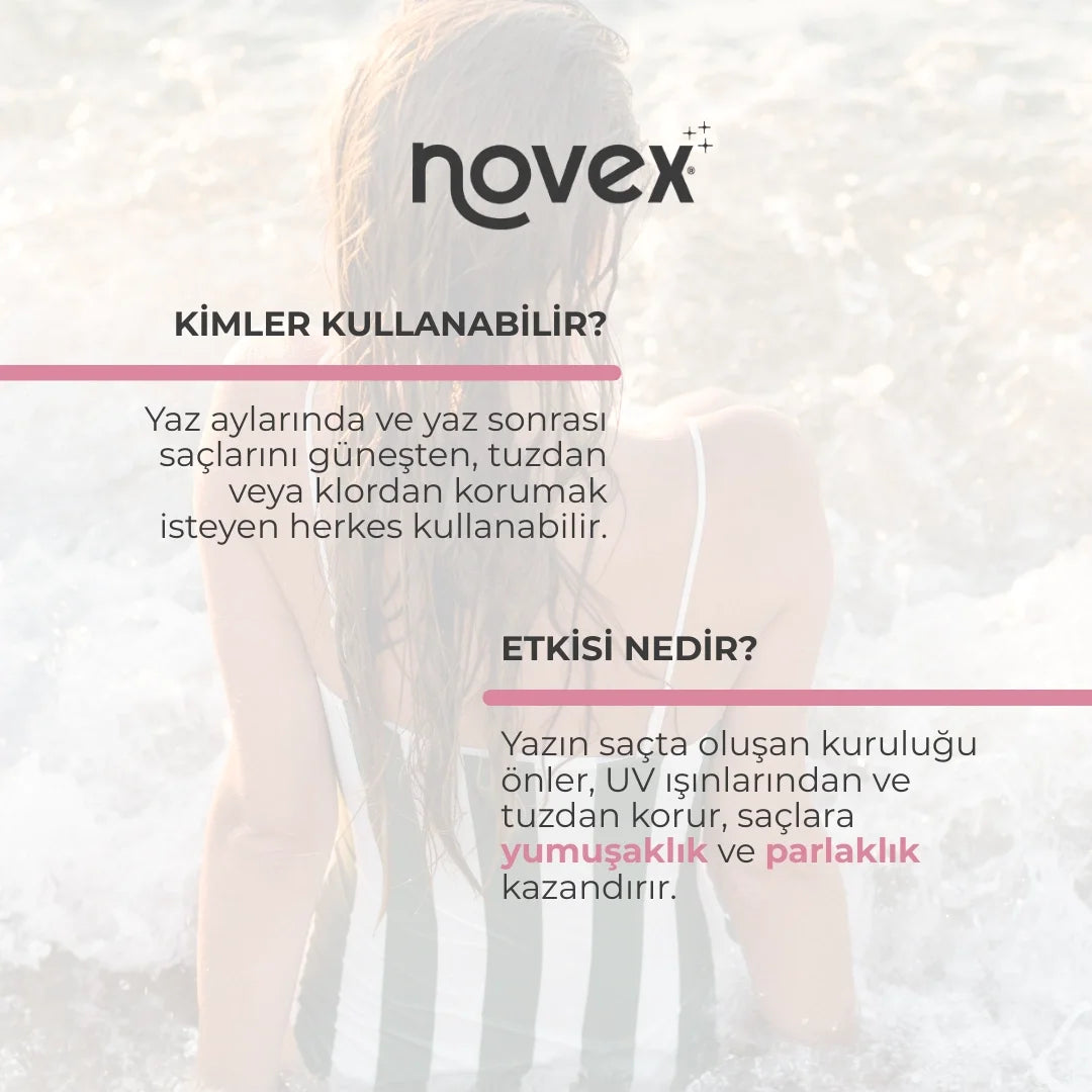 Novex My Beach - Yaza Özel Hindistan Cevizi Özlü Nemlendirici Kolay Tarama Spreyi 200ml