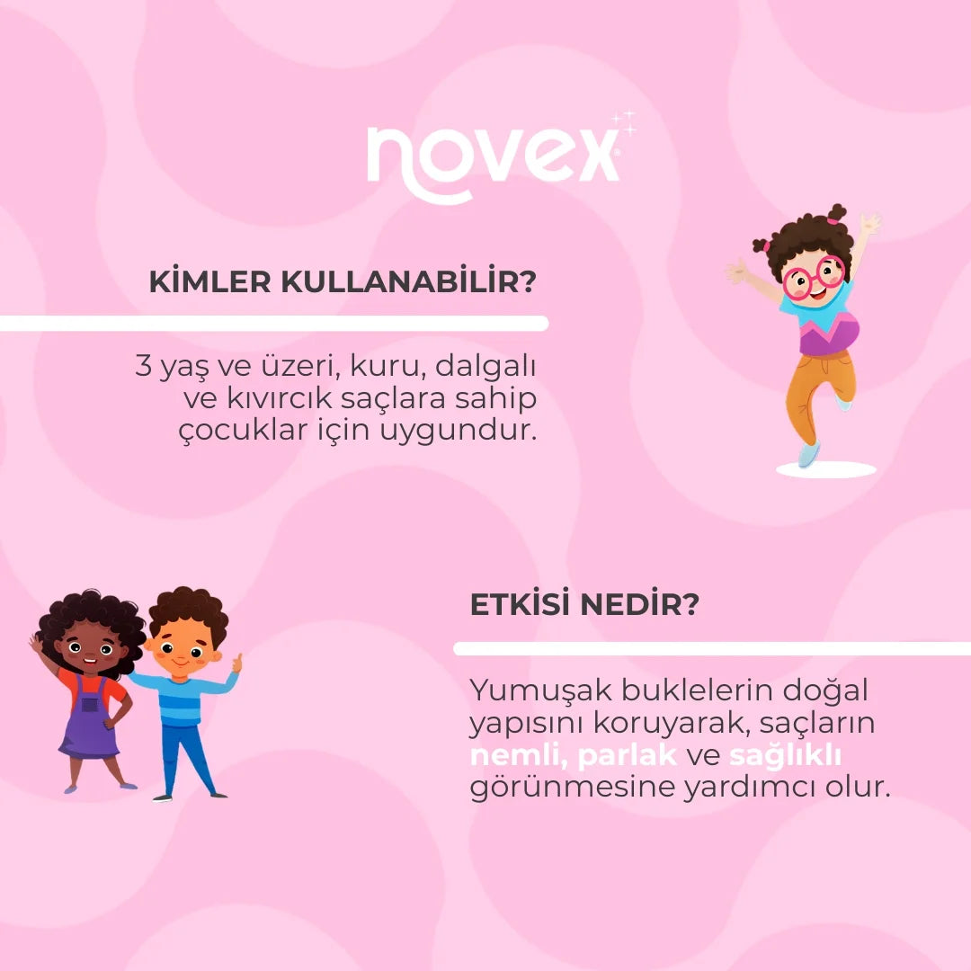 Novex My Little Curls Çocuklar İçin Bukle Belirginleştirici Saç Maskesi 400g