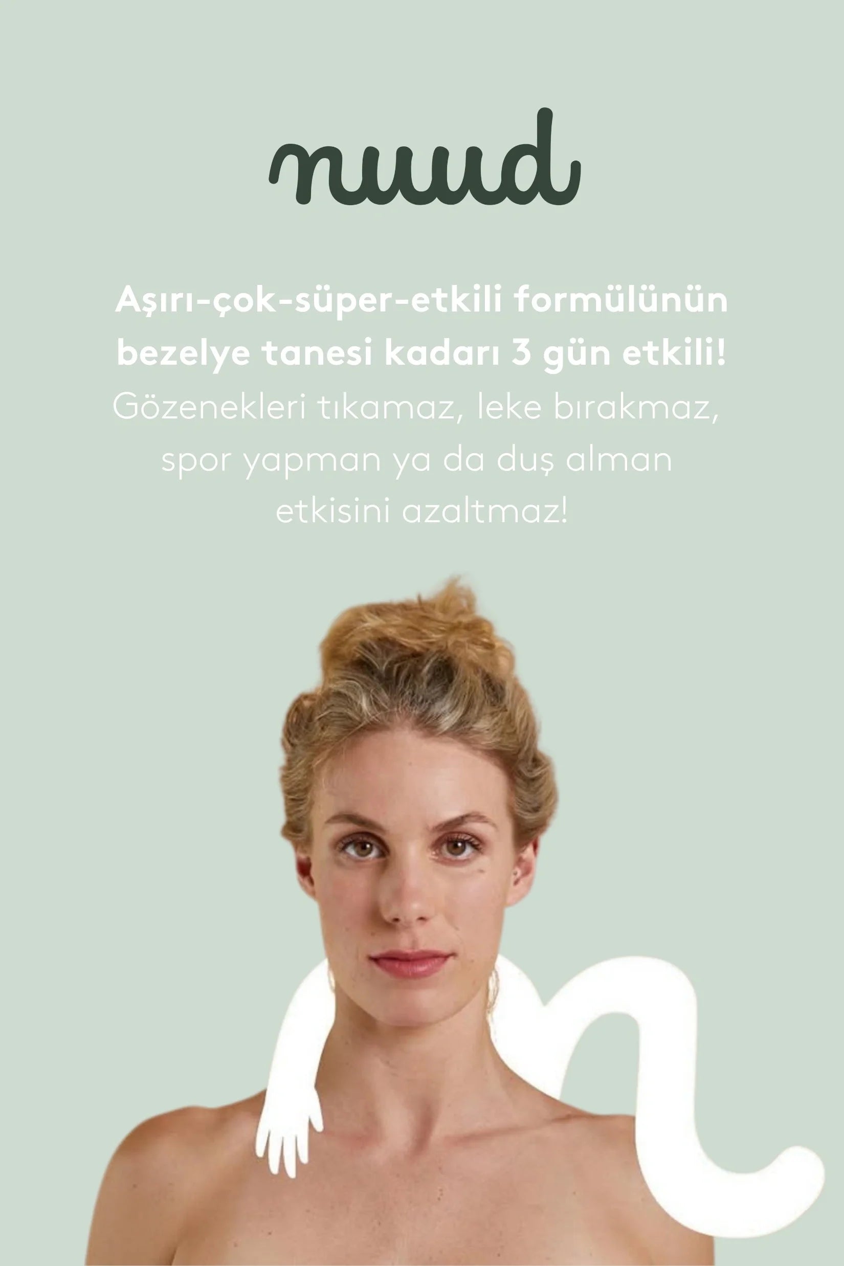 Nuud Starter Pack 15Ml - %100 Doğal Deodorant Krem, Ter Kokusu Önleyici (2 Ay), Vegan, Kokusuz, Alüminyum İÇermez
