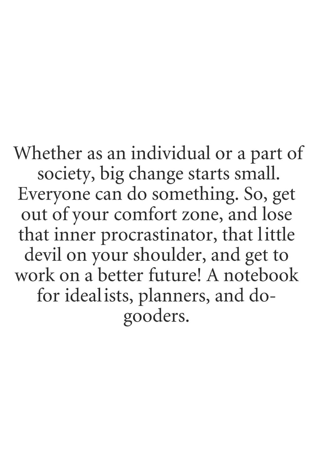 Nuuna-Nuuna Graphic L Defter - Be The Change-Defter-5-Milagron.com