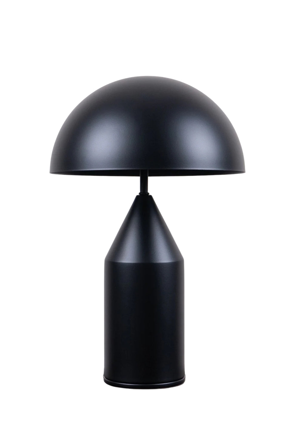 OBJEXOM-Fungi Siyah Mat Masa Lambası-Masa Lambası-1-Milagron.com