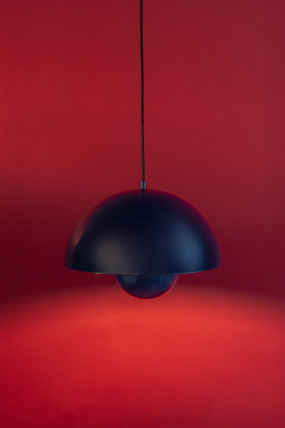 OBJEXOM-Luca Lacivert Parlak Sarkıt Aydınlatma-Avize-3-Milagron.com